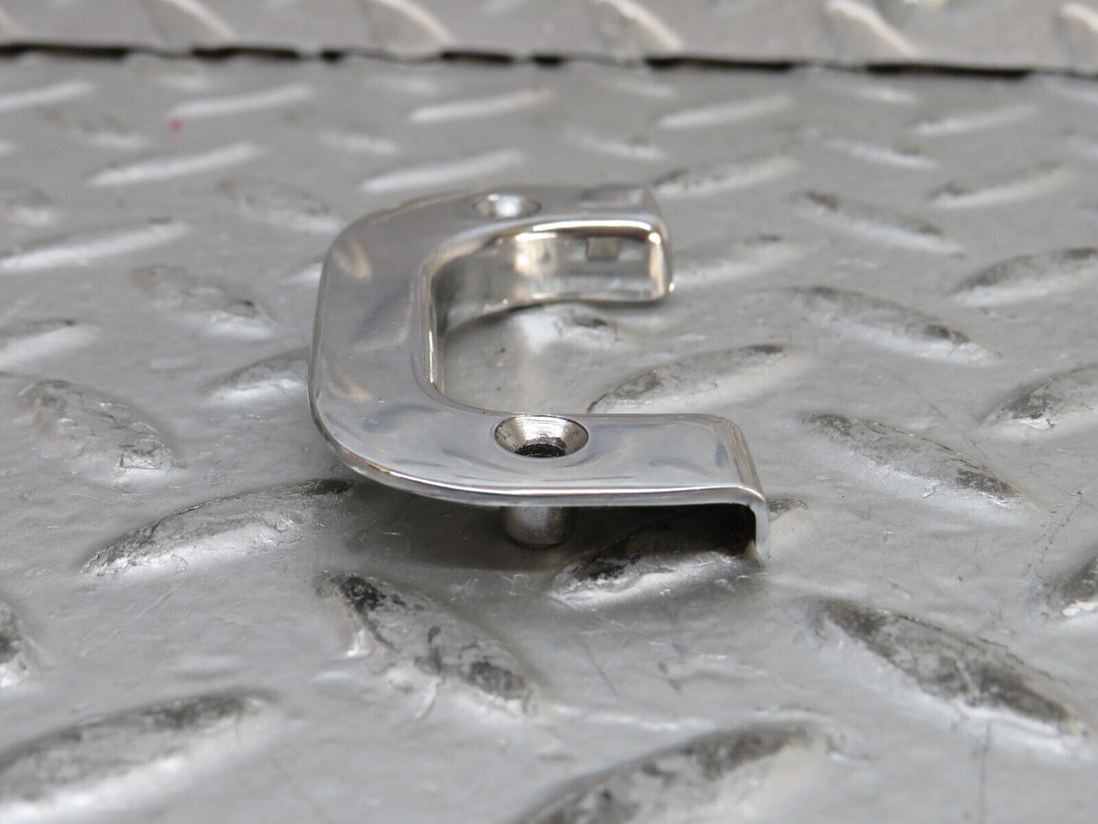 28279 Mercedes-Benz S123 240D Wagon Right Interior Chrome Latch Trim 1237230224