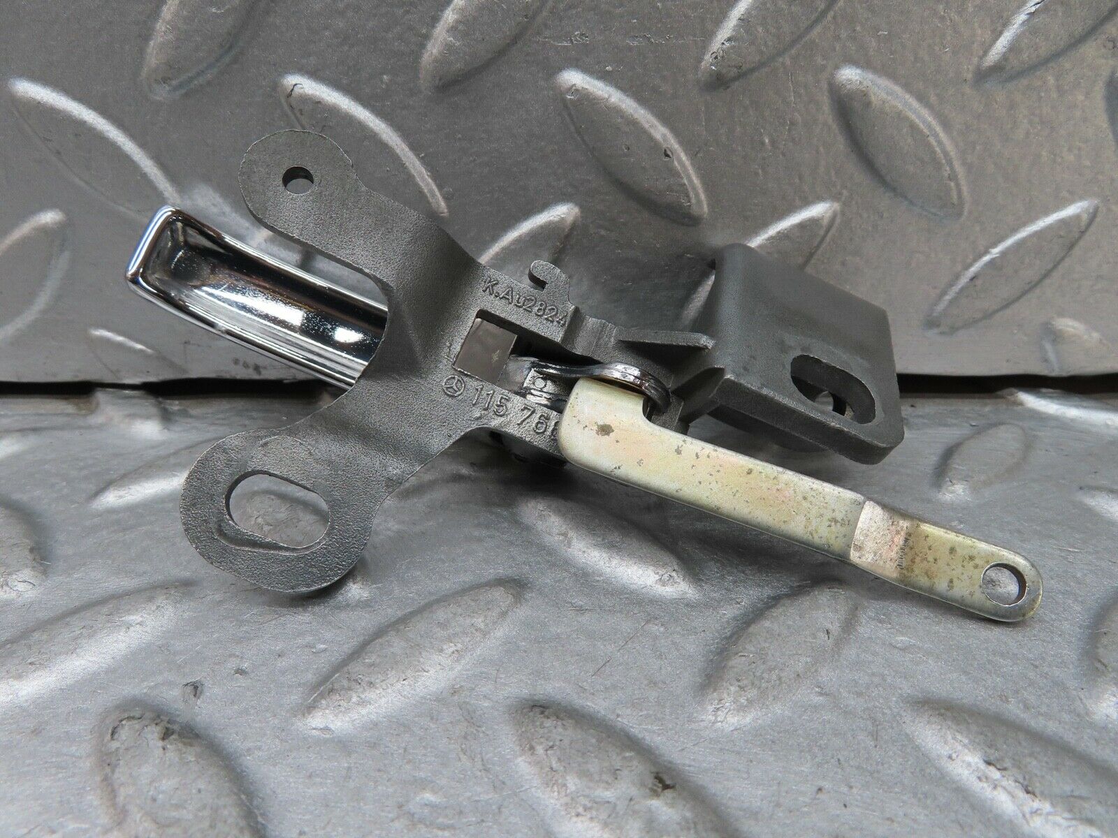 17570 Mercedes-Benz W116 450SEL Rear Left Interior Chrome Door Handle