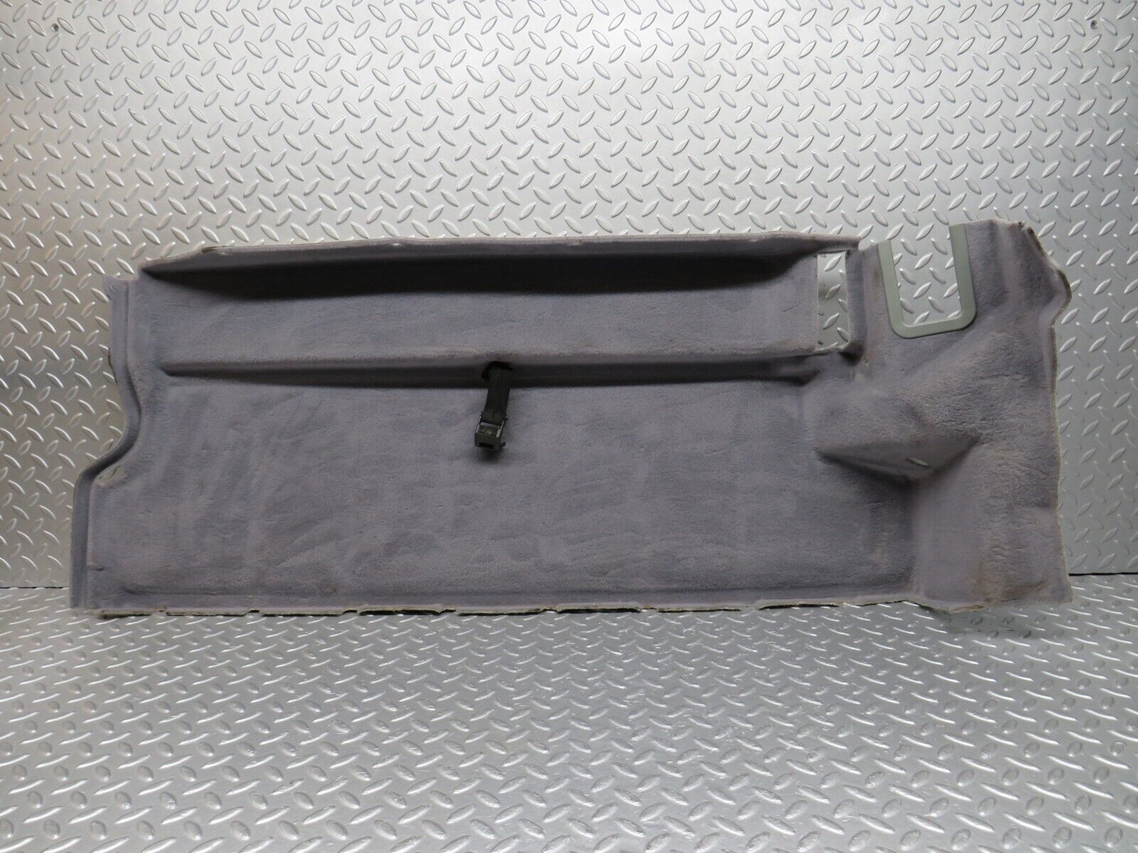 39368 Mercedes-Benz R129 320SL Coupe Fuel Tank Cover Plate Carpet Grey 1296903141
