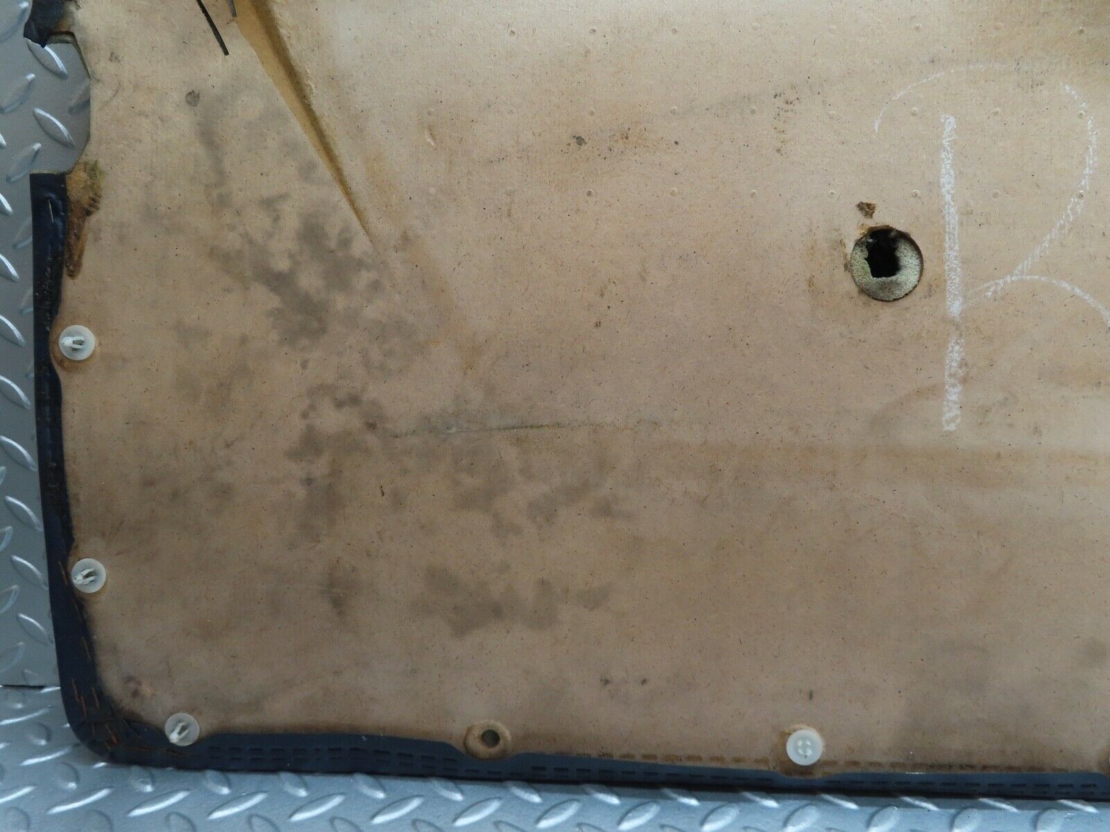 16807 Mercedes-Benz C123 280CE Coupe Front Right Door Card Blue