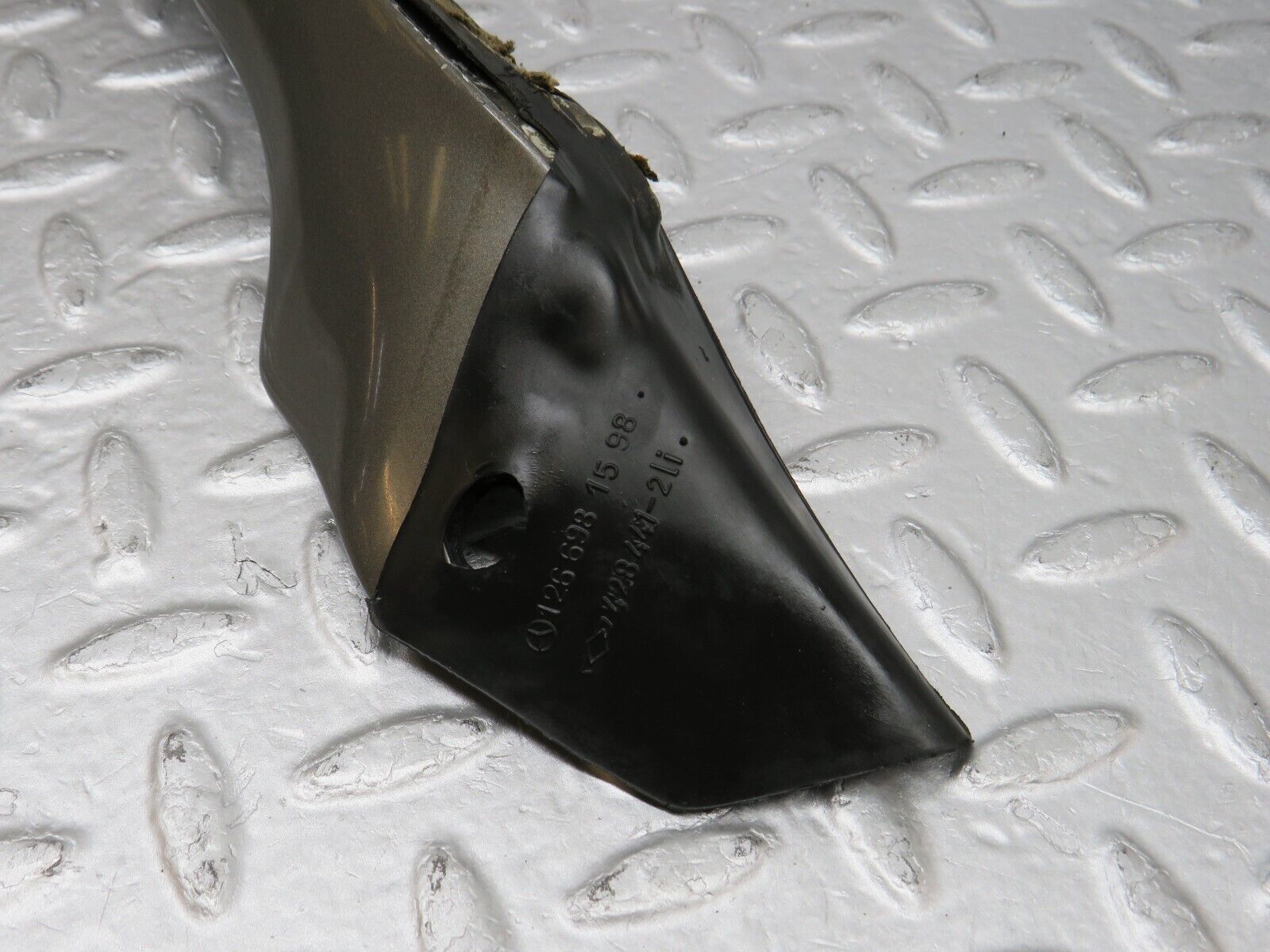 36058 Mercedes-Benz W126 420SE A Pillar Exterior Trim Left Side 1266981598