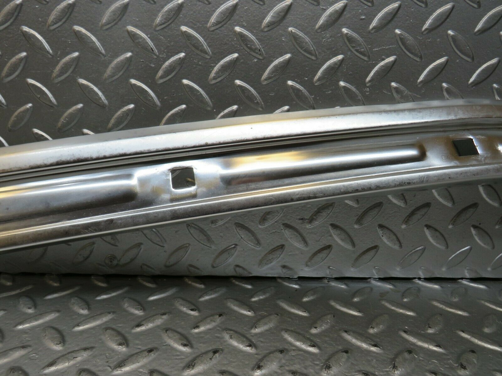 23367 Mercedes-Benz W116 350SE A Pillar Chrome Moulding Trim Left Side