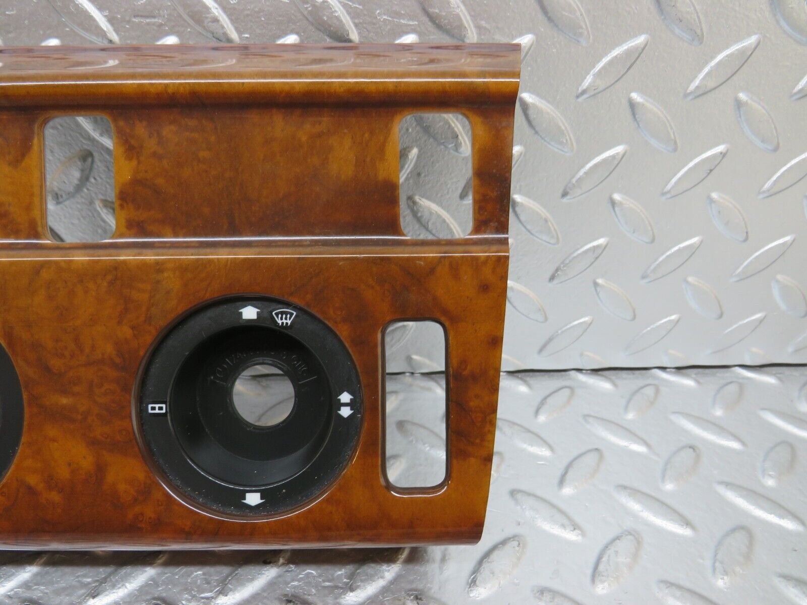 25657 Mercedes-Benz W124 280E Heater Control Panel Wood Trim 1246830275