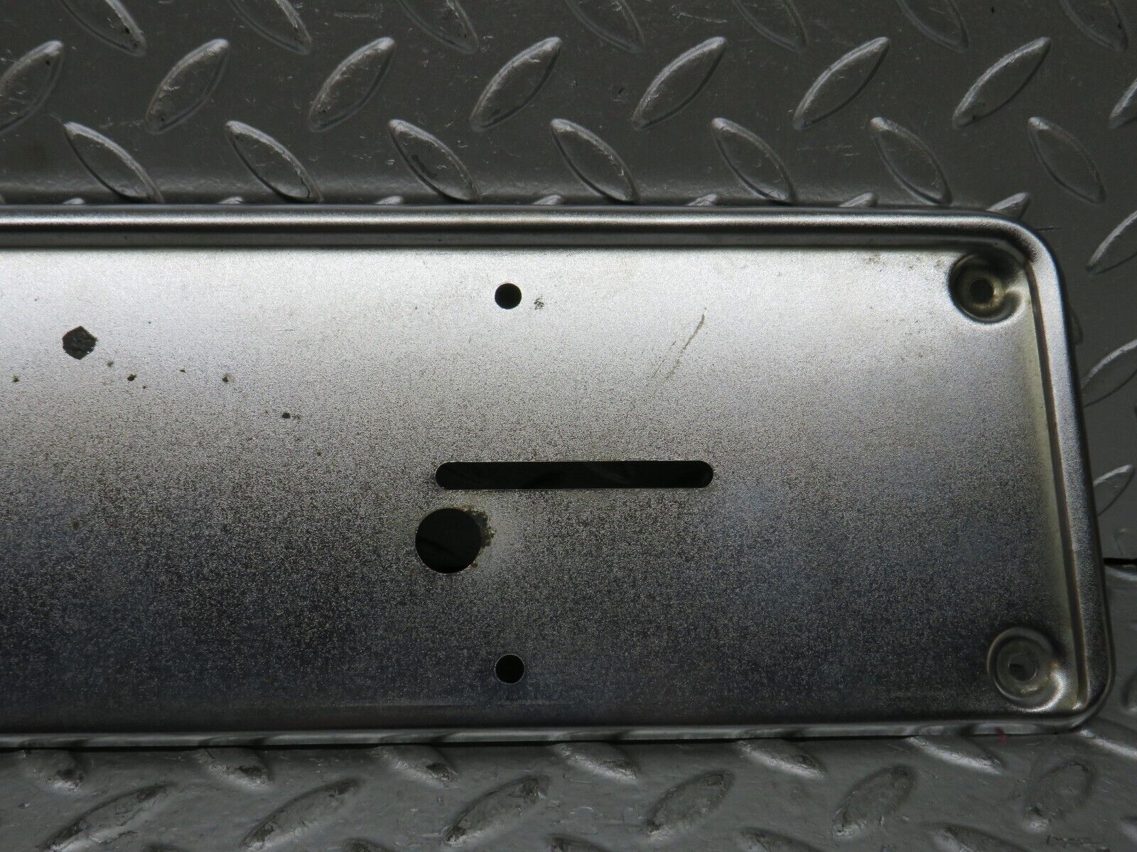 27626 Mercedes-Benz S124 300TE Wagon Rear number Plate Holder Chrome