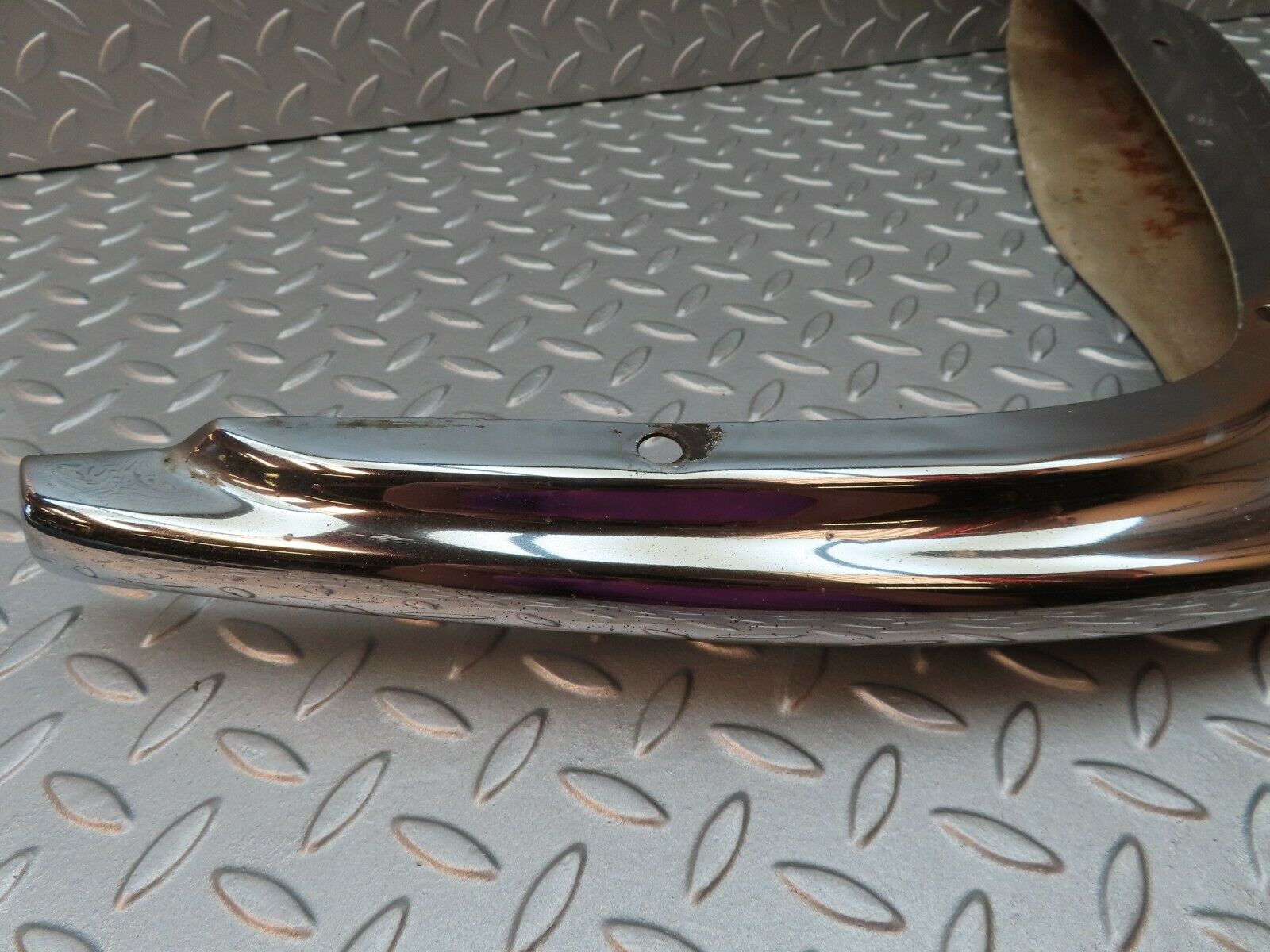 3472 Mercedes-Benz W108 280SE Front Left Upper Bumper Chrome