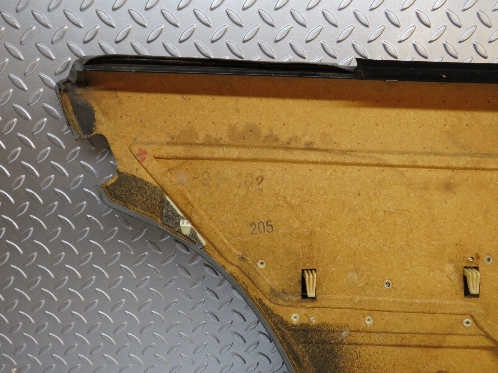 32341 Mercedes-Benz S124 300TE Wagon Rear Right Door Card Grey