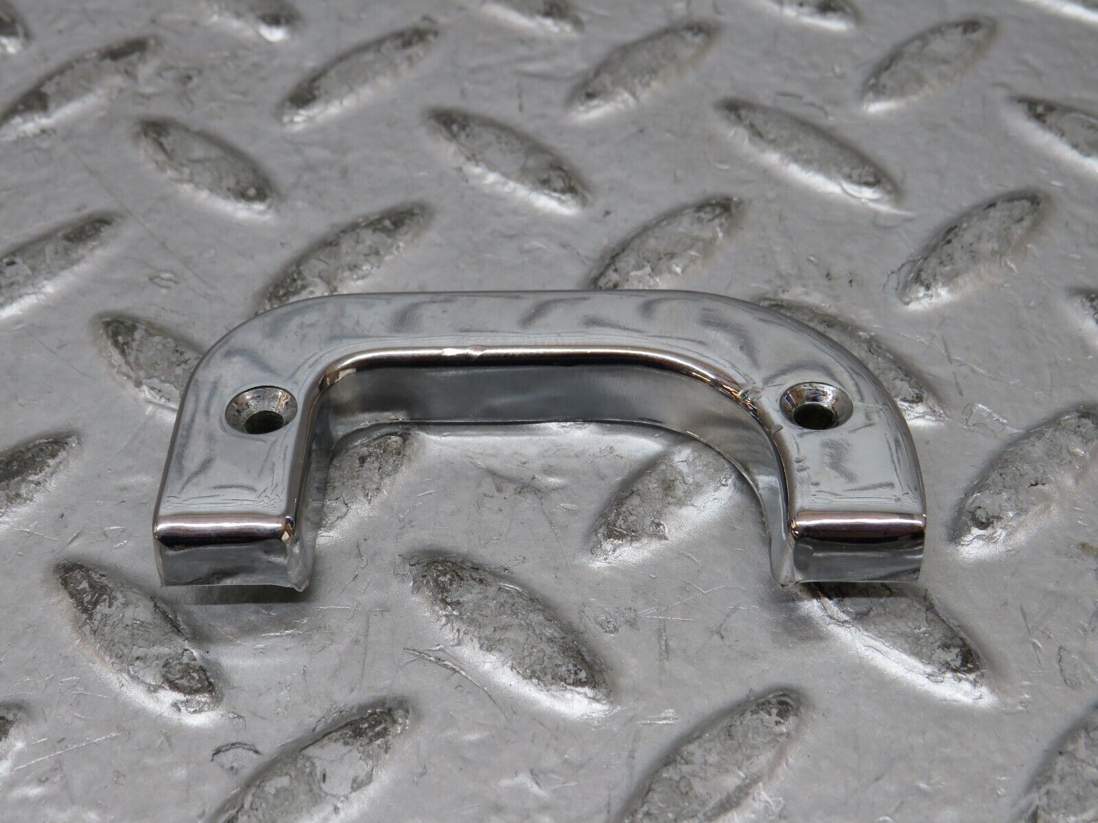 27871 Mercedes-Benz W123 280E Right Interior Chrome Door Latch Trim 1237230224