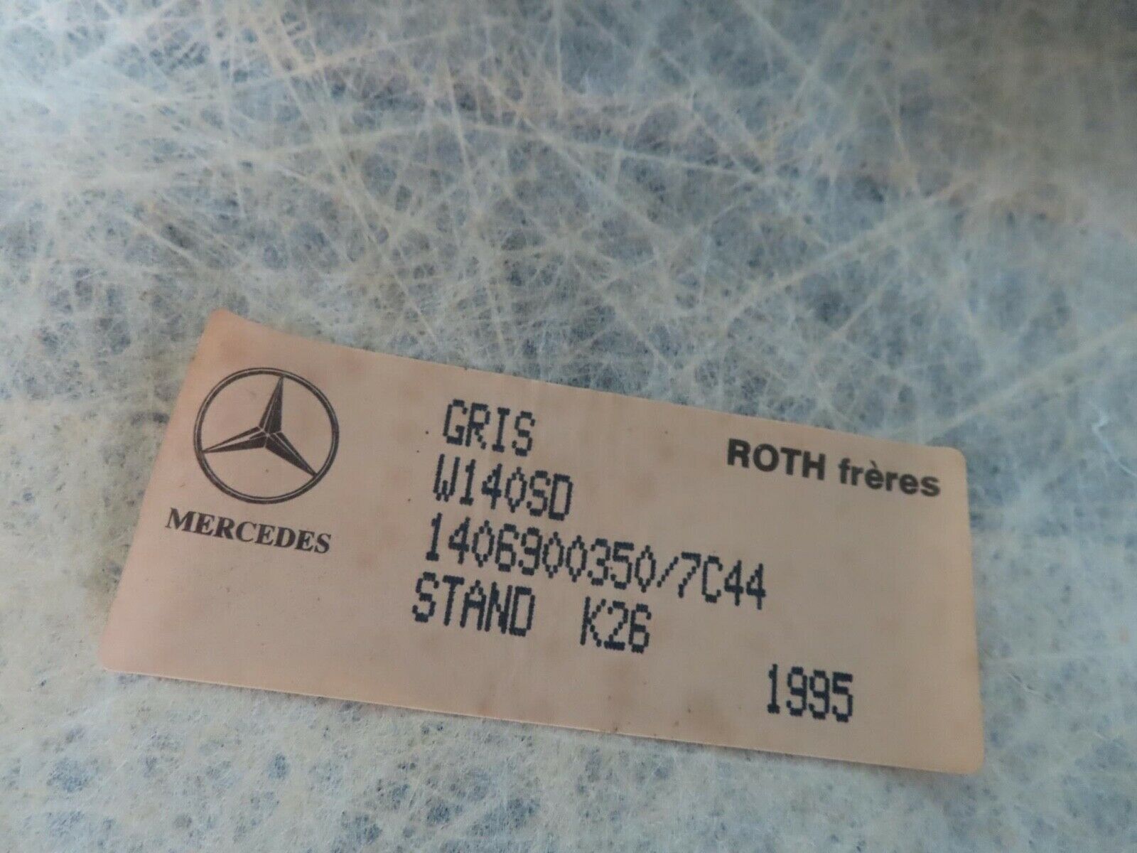 15130 Mercedes-Benz W140 S320 Headlining Roof Panel 1406900350