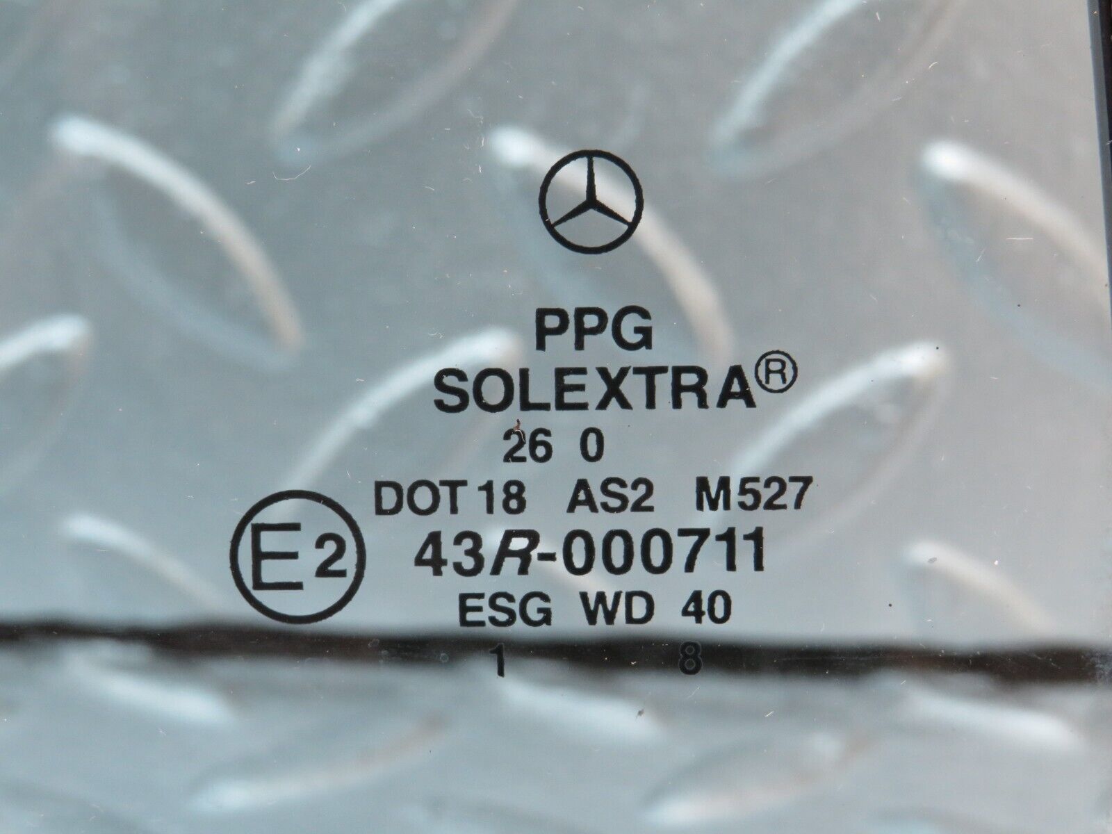 35060 Mercedes-Benz W210 320E Rear Right Quarter Window Glass 2107350224