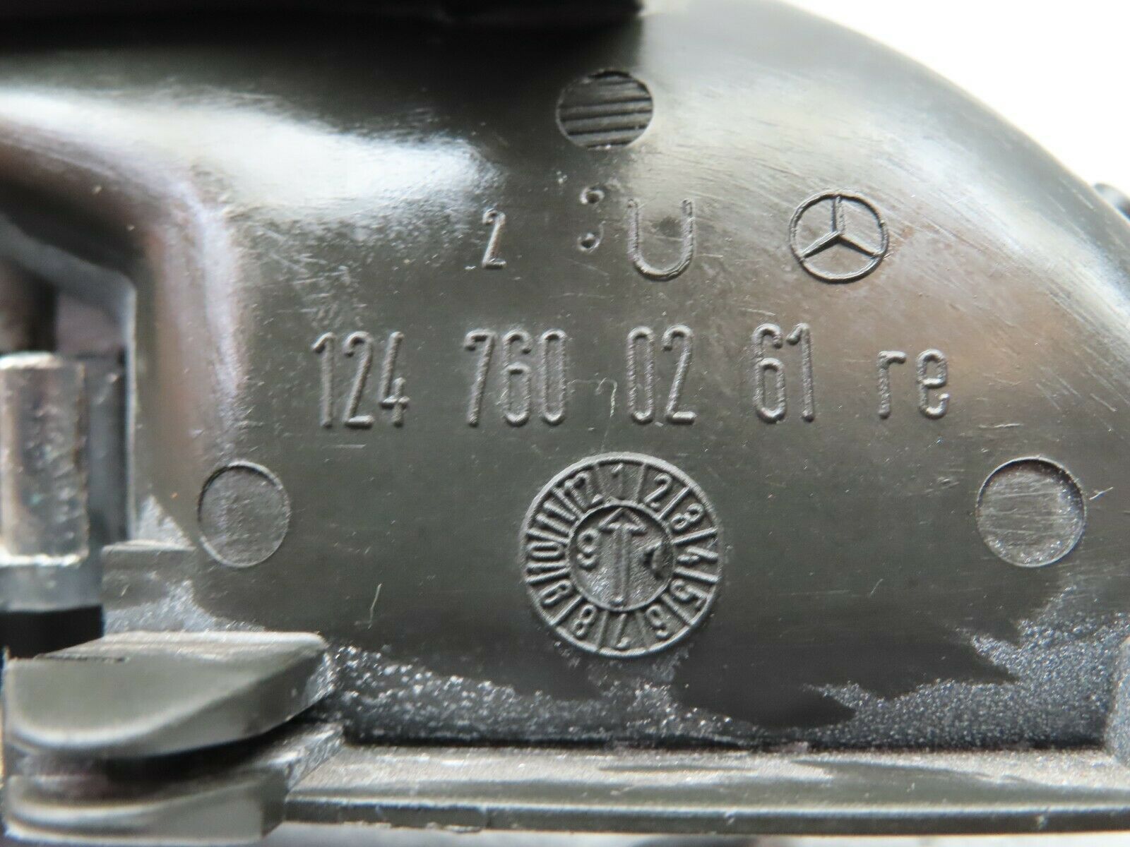 5256 Mercedes-Benz W124 230E Interior Door Handle Right Side 1247600261