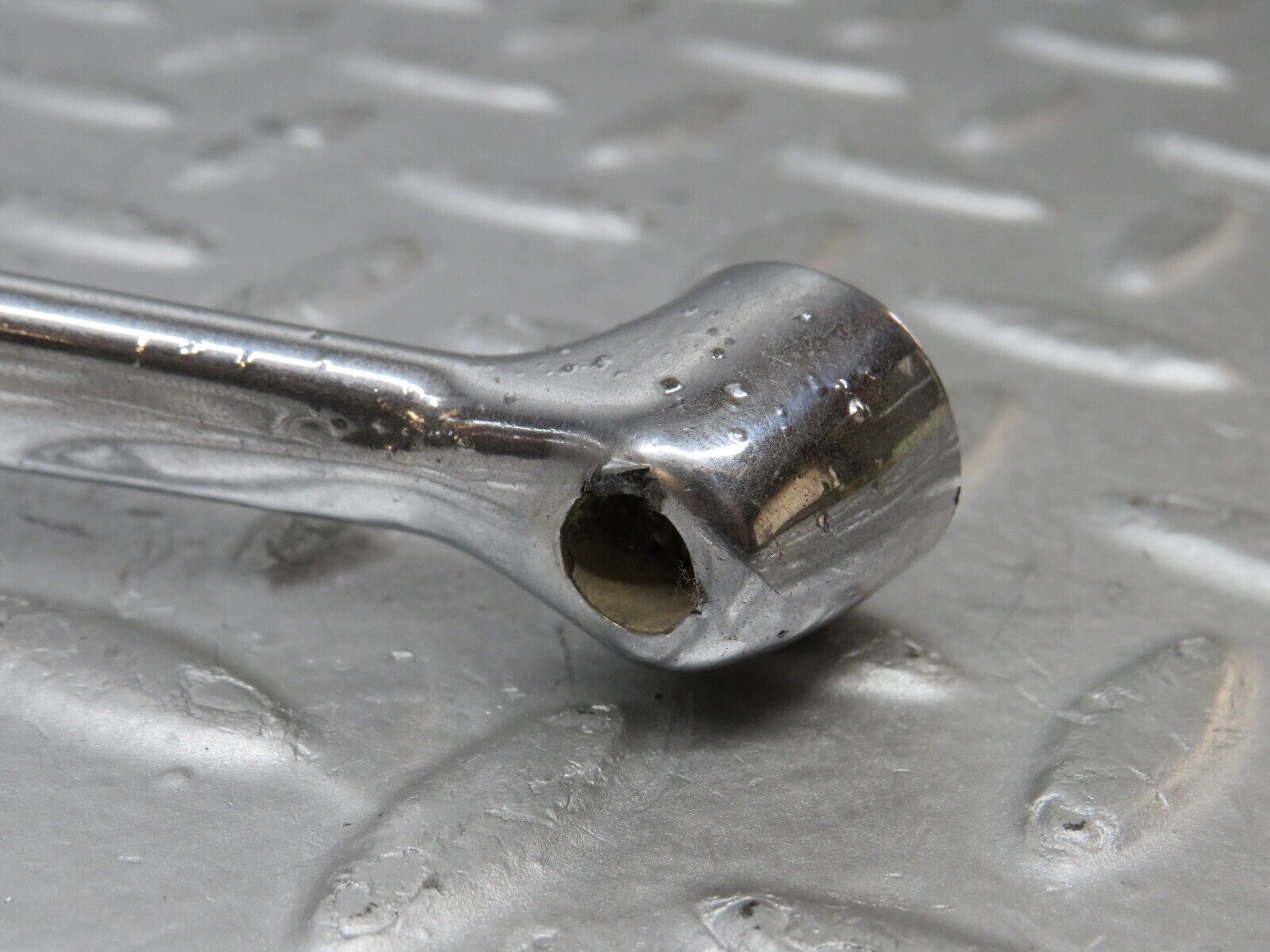 37325 Mercedes-Benz W109 300SEL Chrome Fender Wing Mirror Holder Left Side