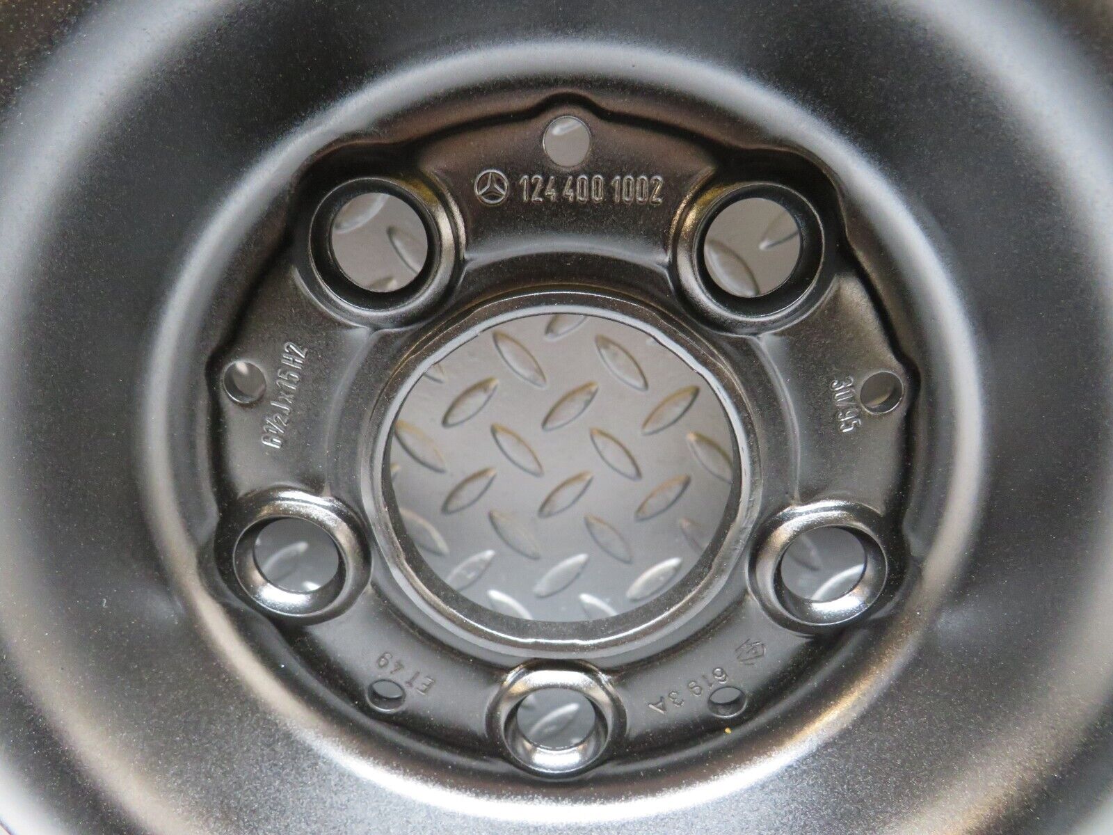 26961 Mercedes-Benz Steel Wheel 6.5Jx15H2 ET49 5x112 1244001002