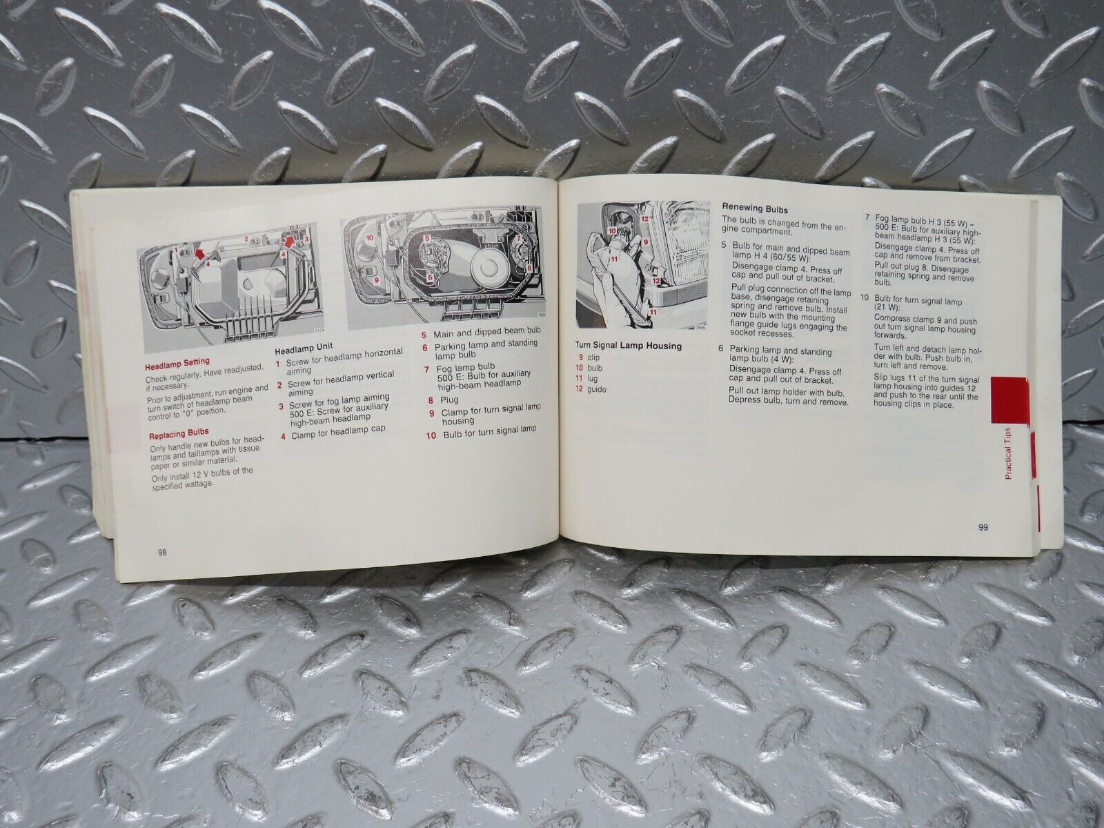 30535 Mercedes-Benz W124 230E Owners Manual 1245844483