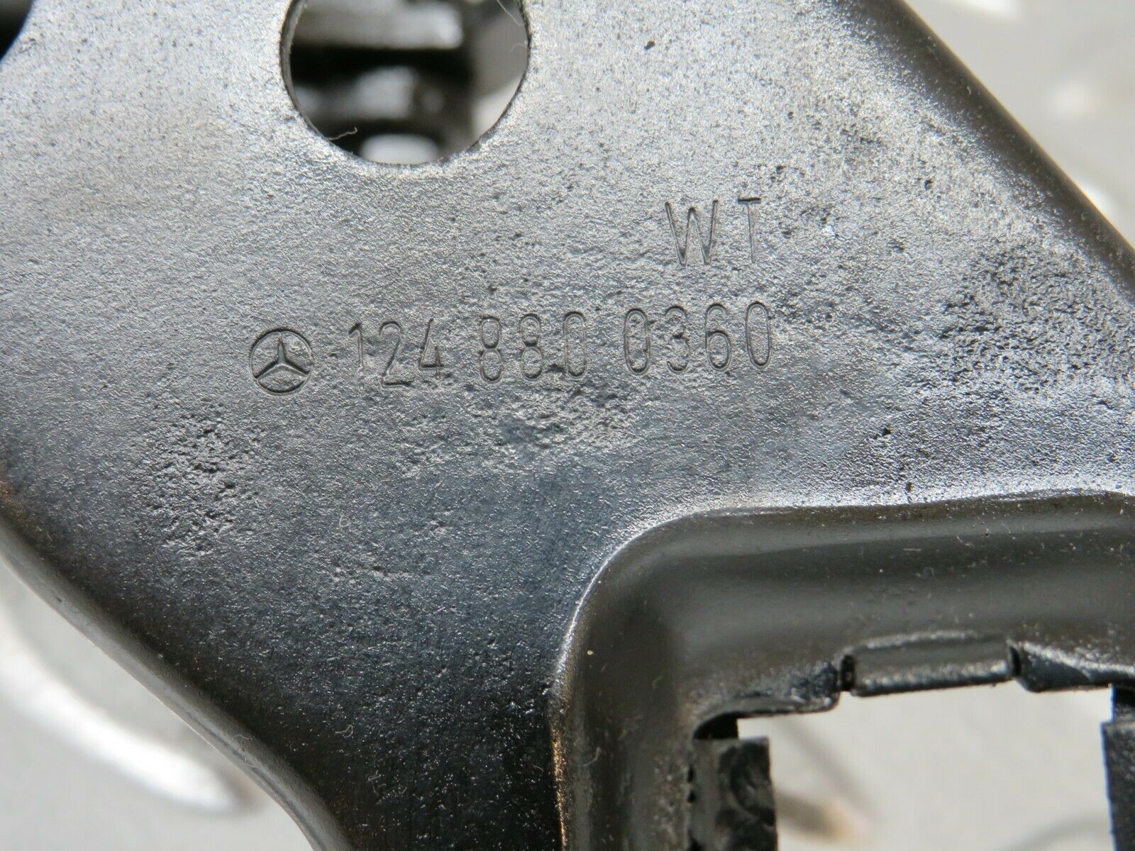 24338 Mercedes-Benz S124 220TE Wagon Bonnet Release Latch 1248800360