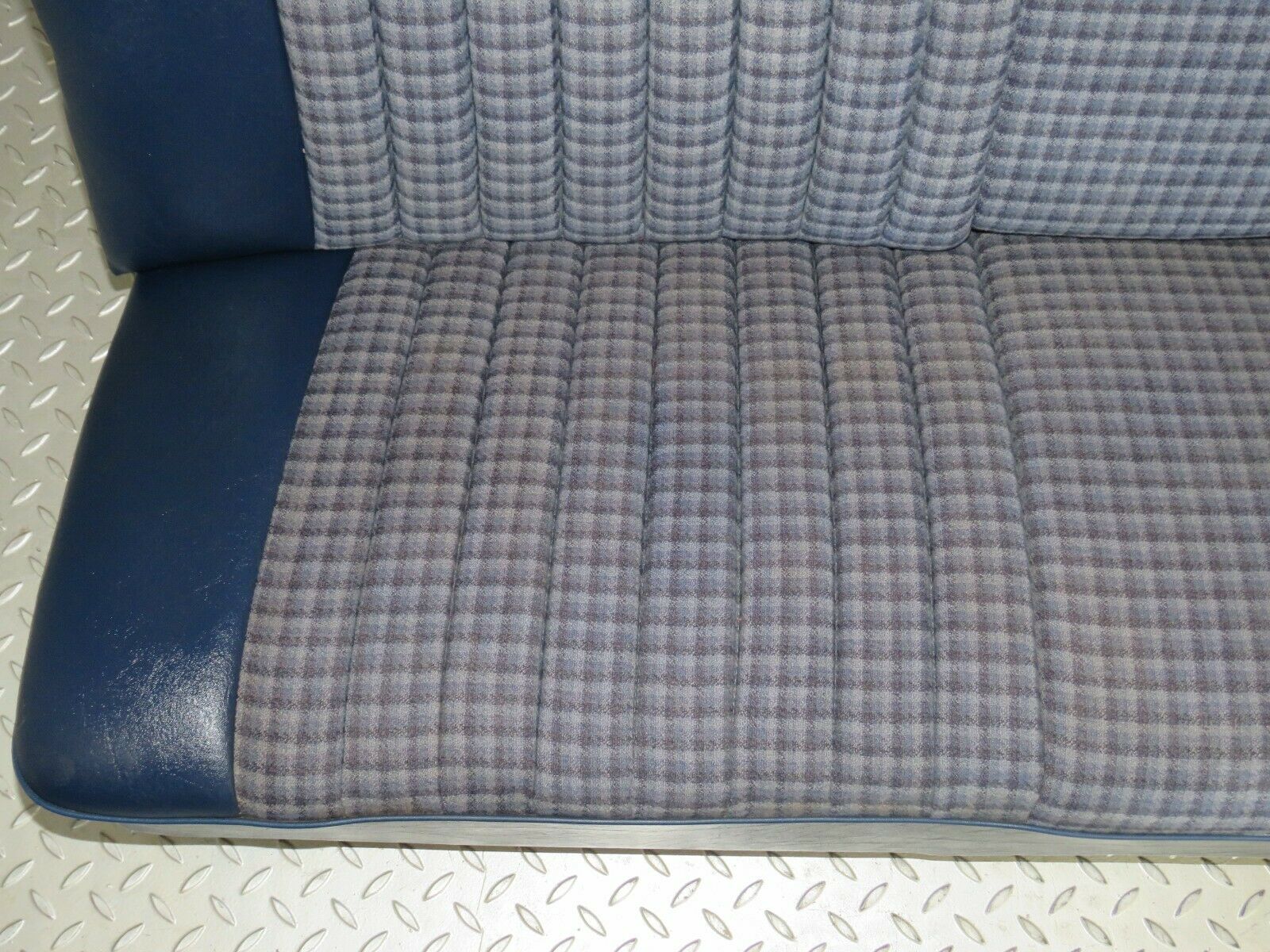 23762 Mercedes-Benz C107 450SLC Coupe Rear Seat Half Leather Blue