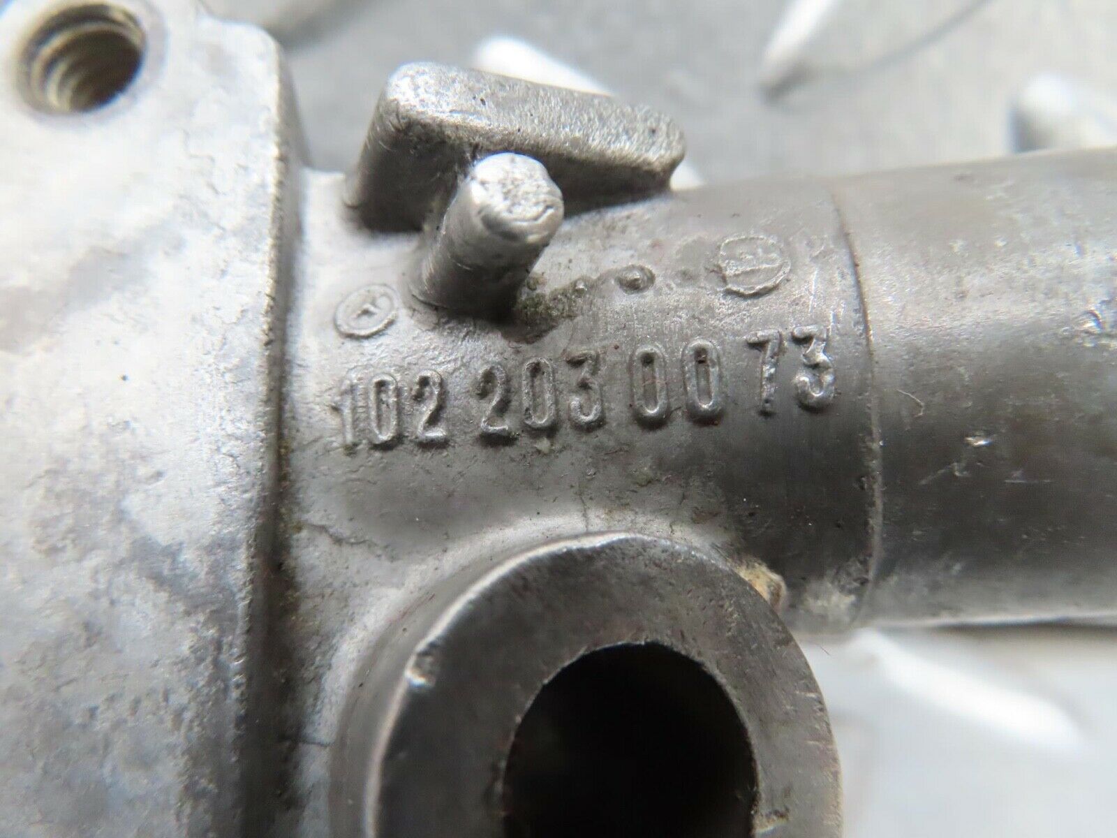 15325 Mercedes-Benz W123 230E Cooling Water Pump Housing Flange 1022030073