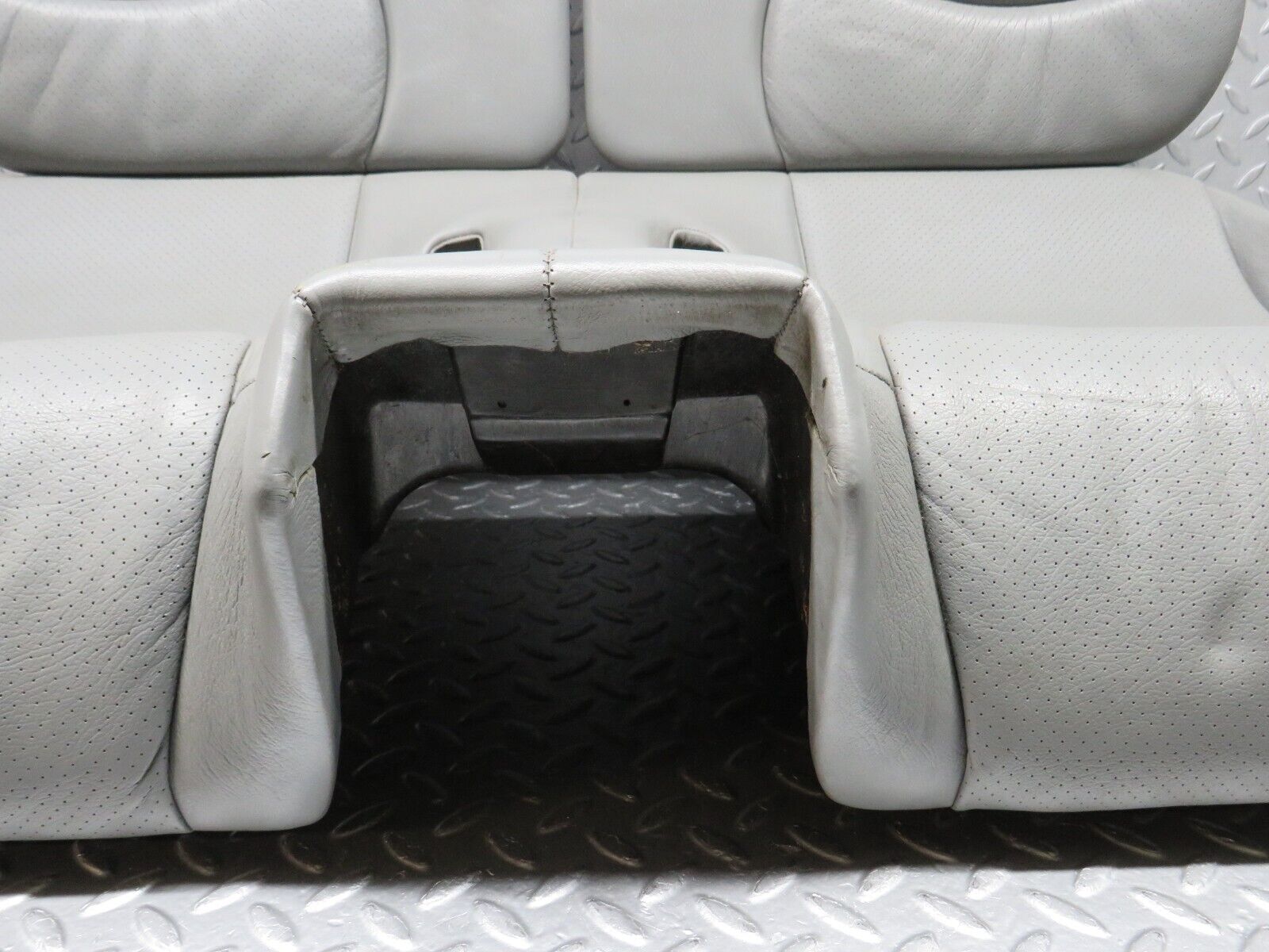 39810 Mercedes-Benz R129 320SL Coupe Rear Seat Grey Leather 1299220101 129920021