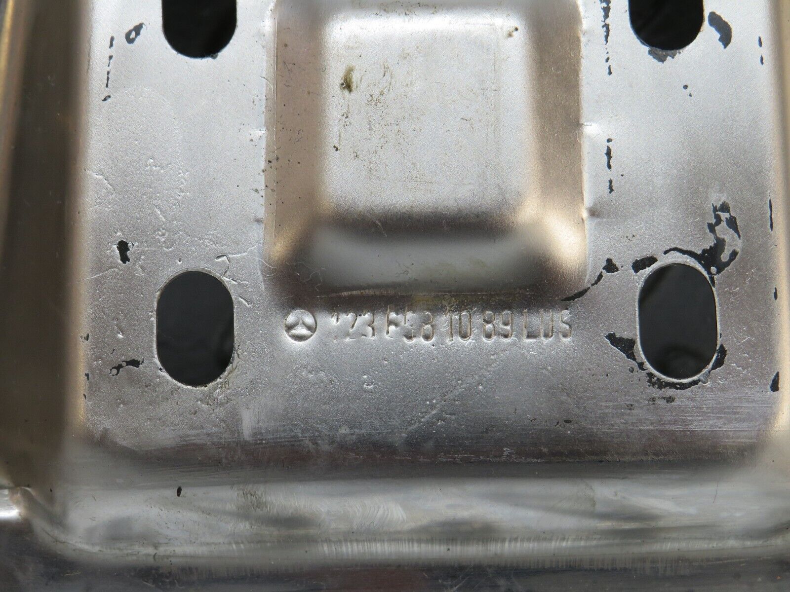 28216 Mercedes-Benz S123 240D Wagon Trunk Ornamental Chrome Cover 1236681089