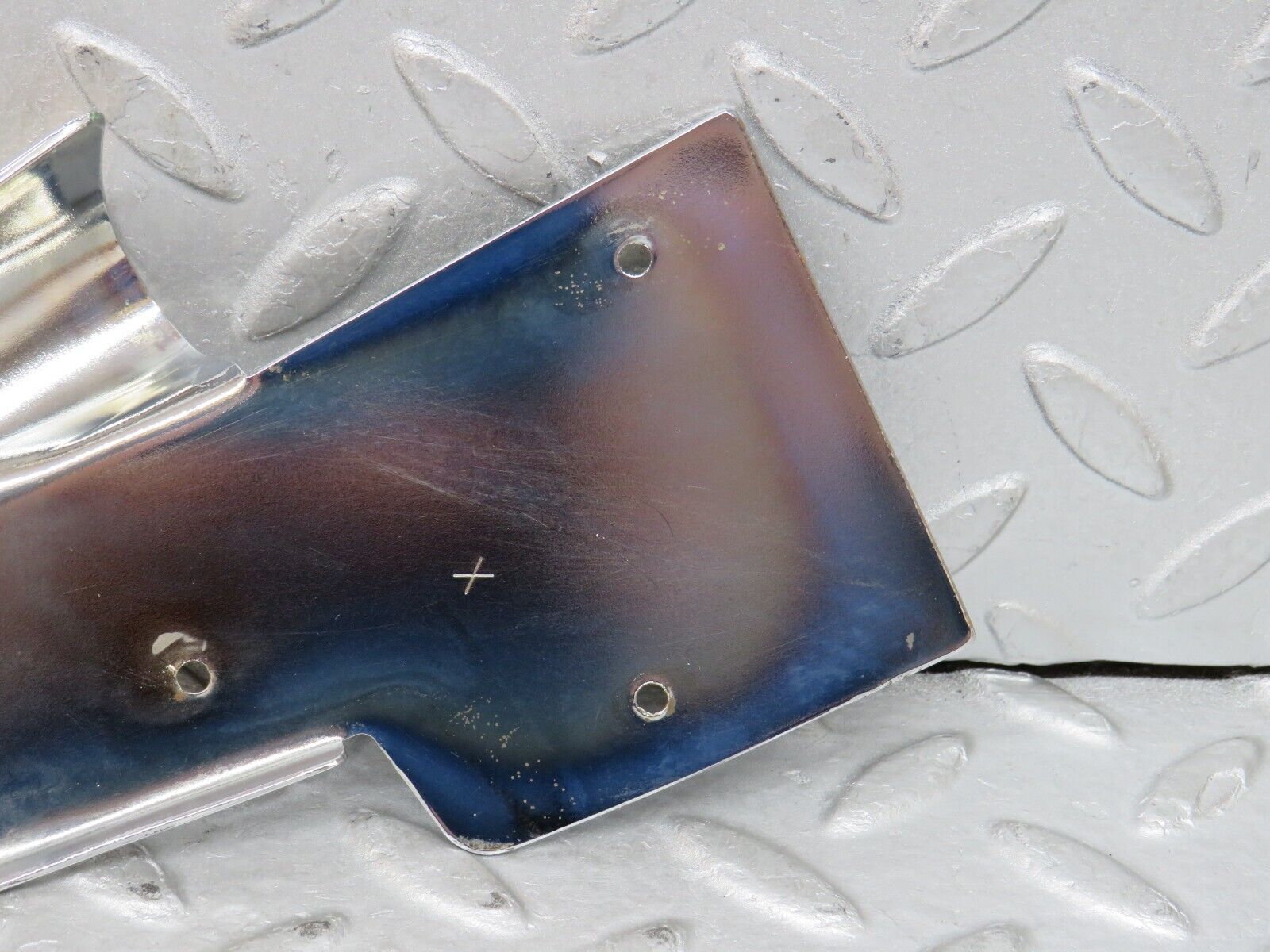 37764 Mercedes-Benz A124 320E Cabriolet B Pillar Chrome Cover Plate Left Side