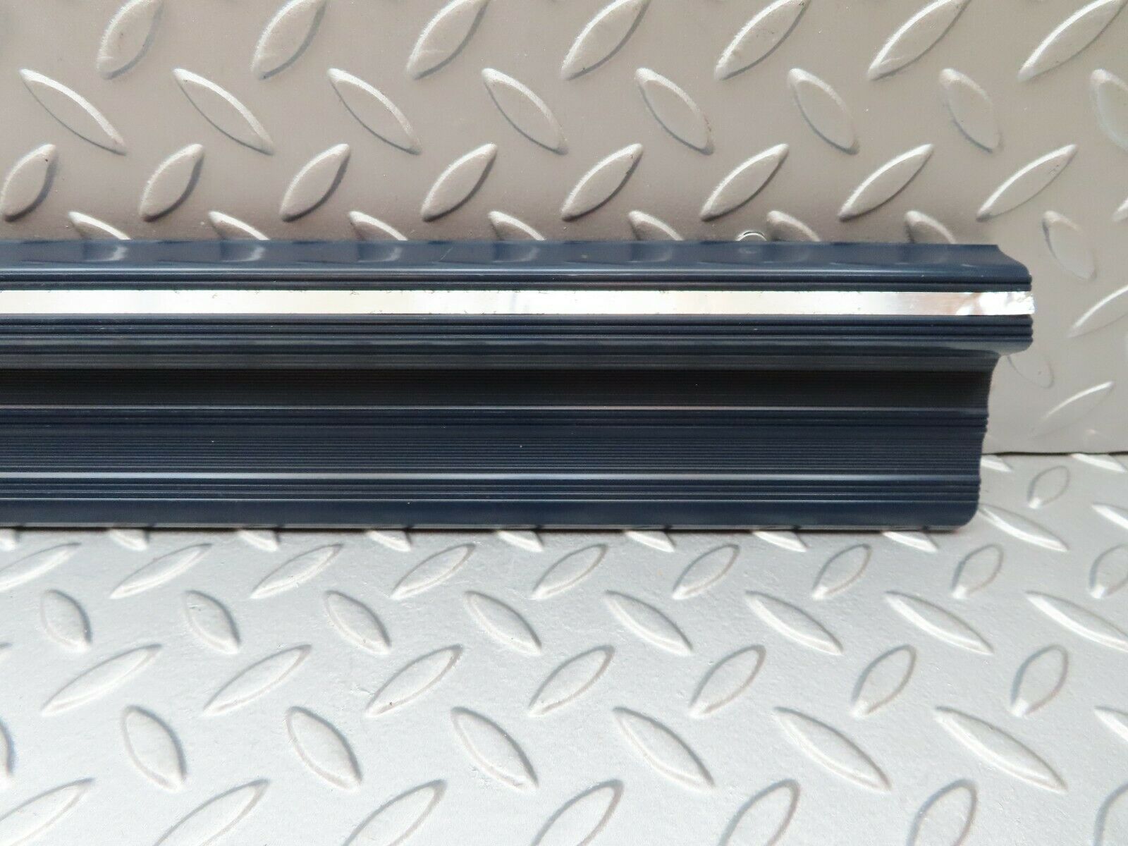 4361 Mercedes-Benz W123 230E Front Left Door Sill Trim Blue