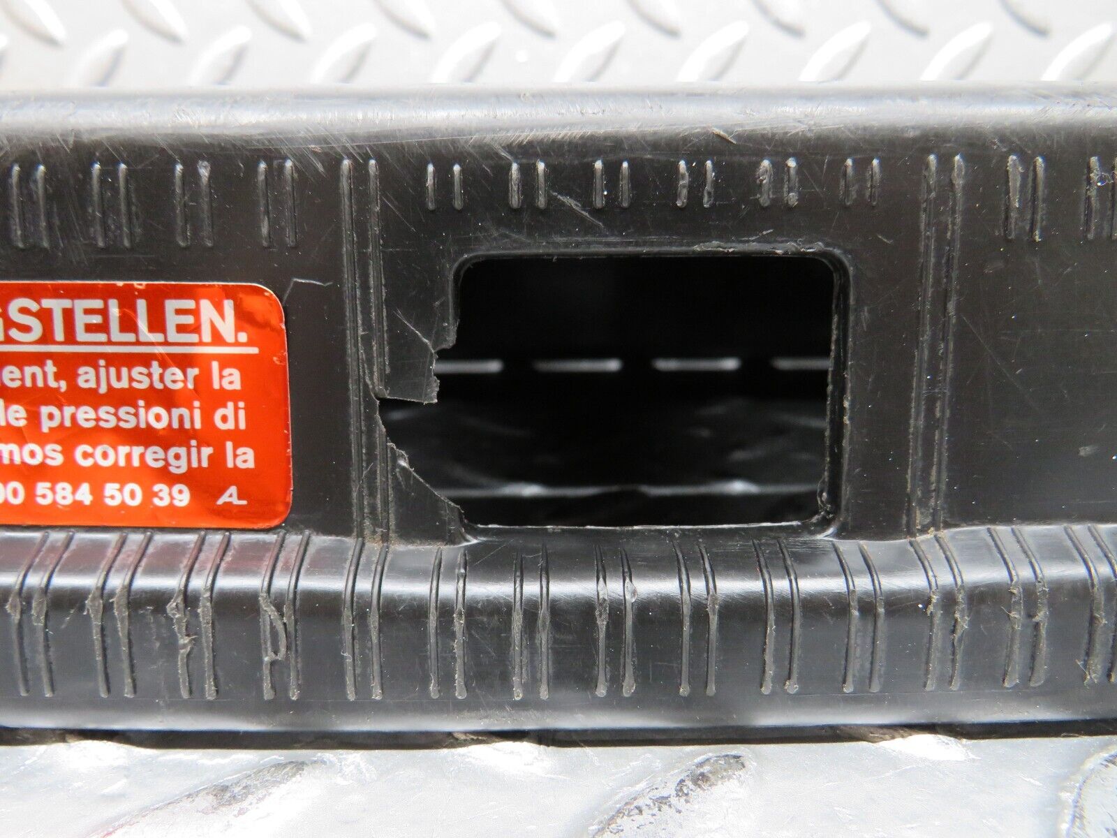 30235 Mercedes-Benz W124 230E Trunk Lock Trim Panel 1246942425