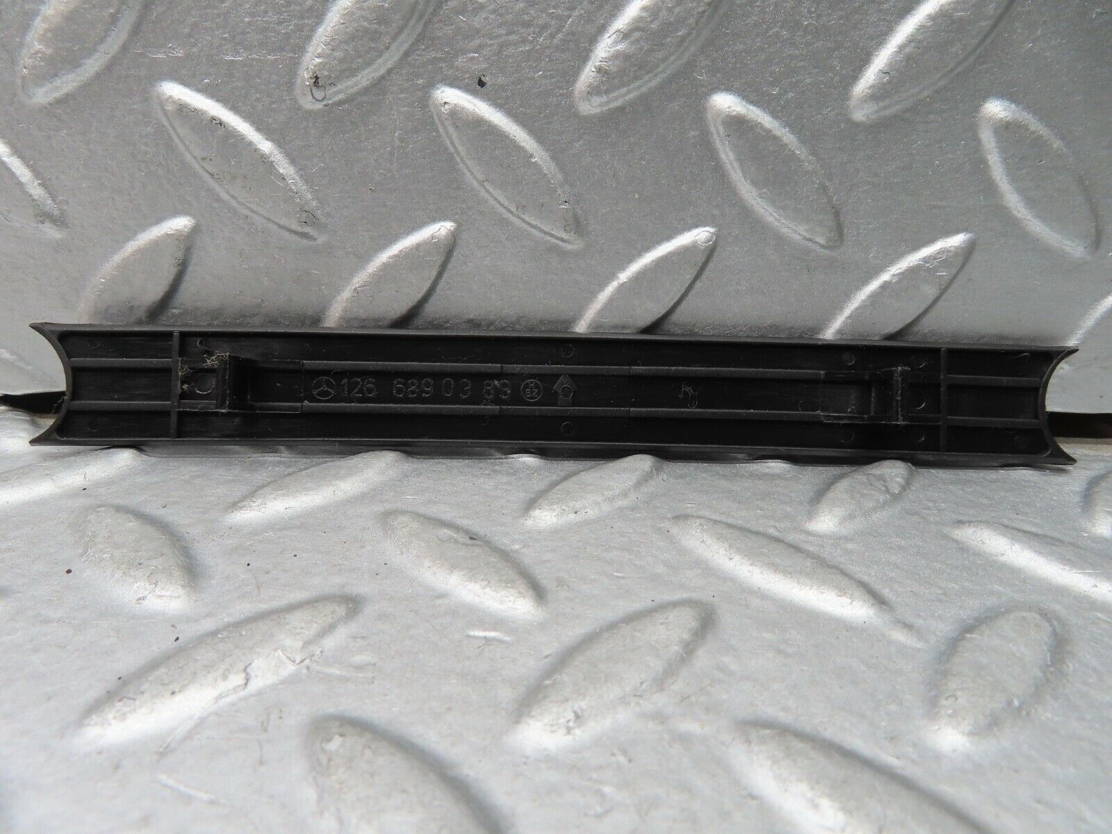 21689 Mercedes-Benz W126 300SE Dashboard Trim Cover Black 1266890383