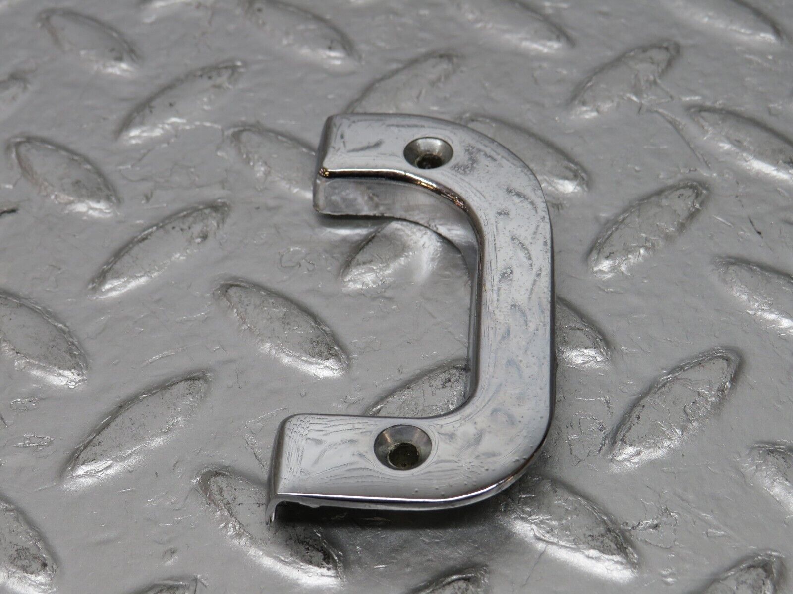 30998 Mercedes-Benz W123 200D Left Interior Chrome Door Latch Trim 1237230124