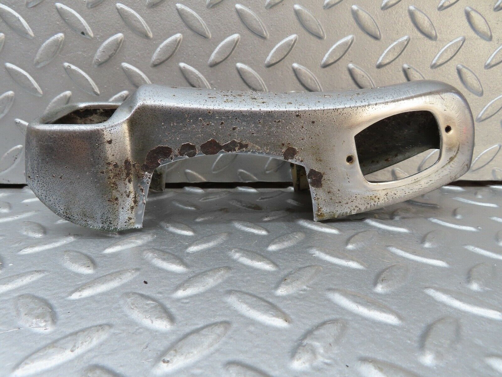 18760 Mercedes-Benz W120 W121 Ponton Rear Bumper Chrome Overriders Pair