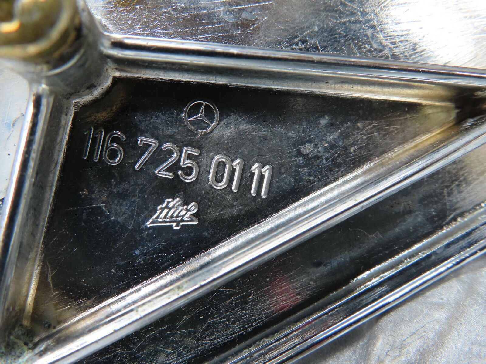 14455 Mercedes-Benz W116 350SE Mirror Triangle Cover Right Side 1167250111