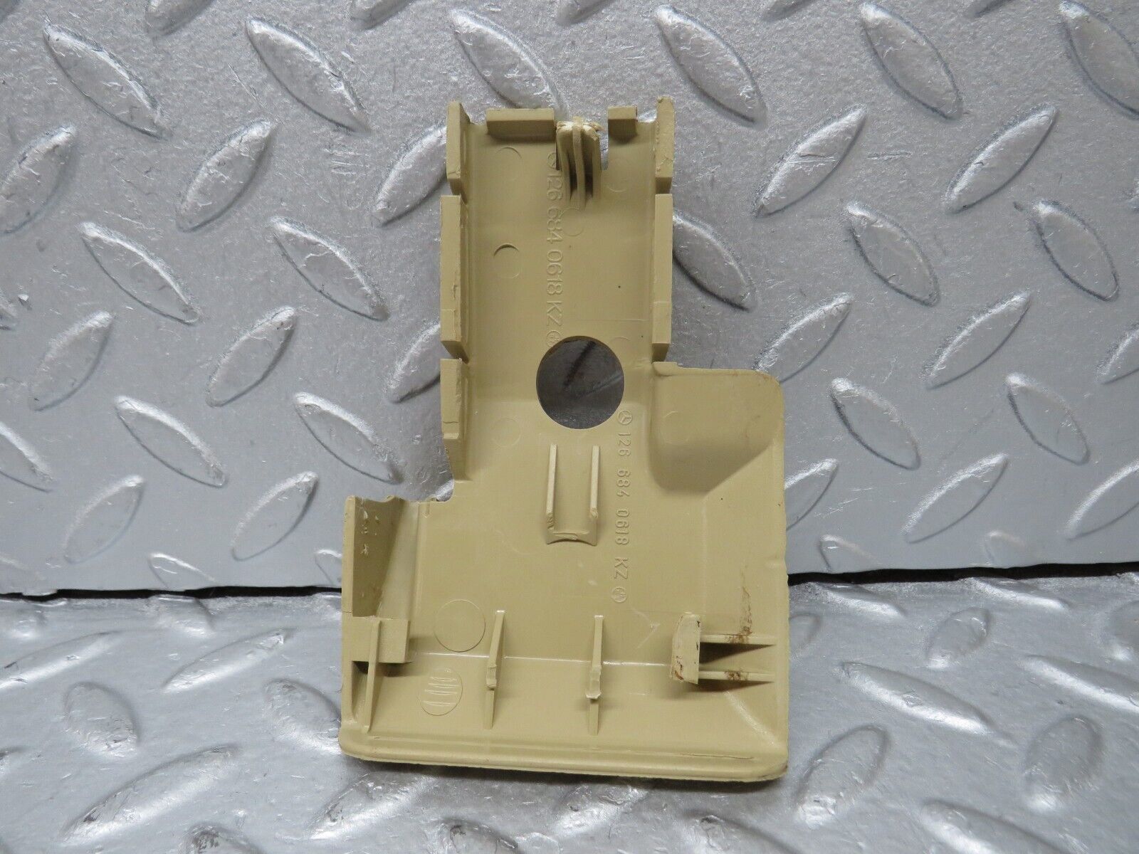 36966 Mercedes-Benz C126 420SEC Coupe Front Seat Rail Trim 1266840618