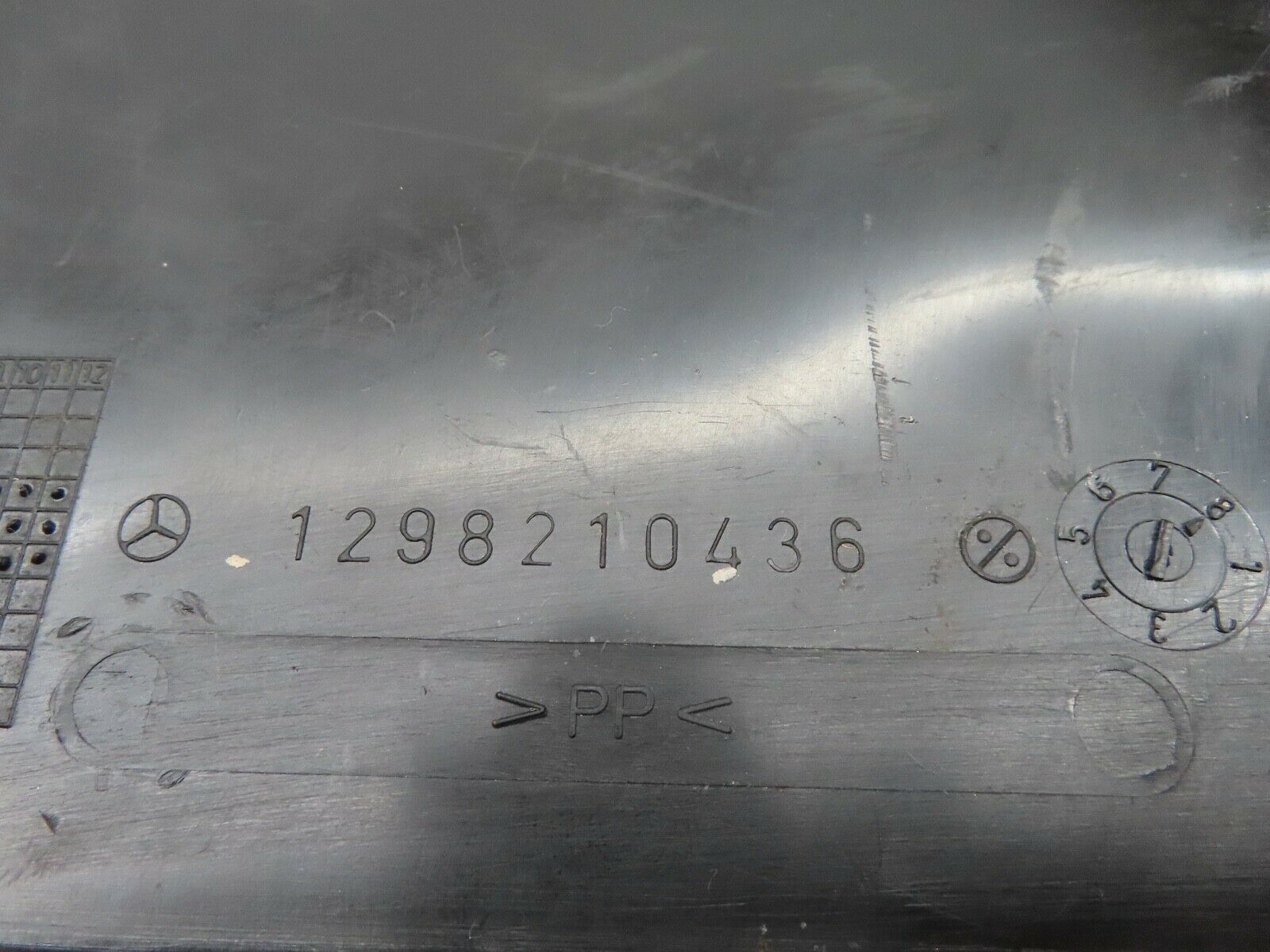 17179 Mercedes-Benz R129 300SL Coupe Front Right Cable Channel 1298210436