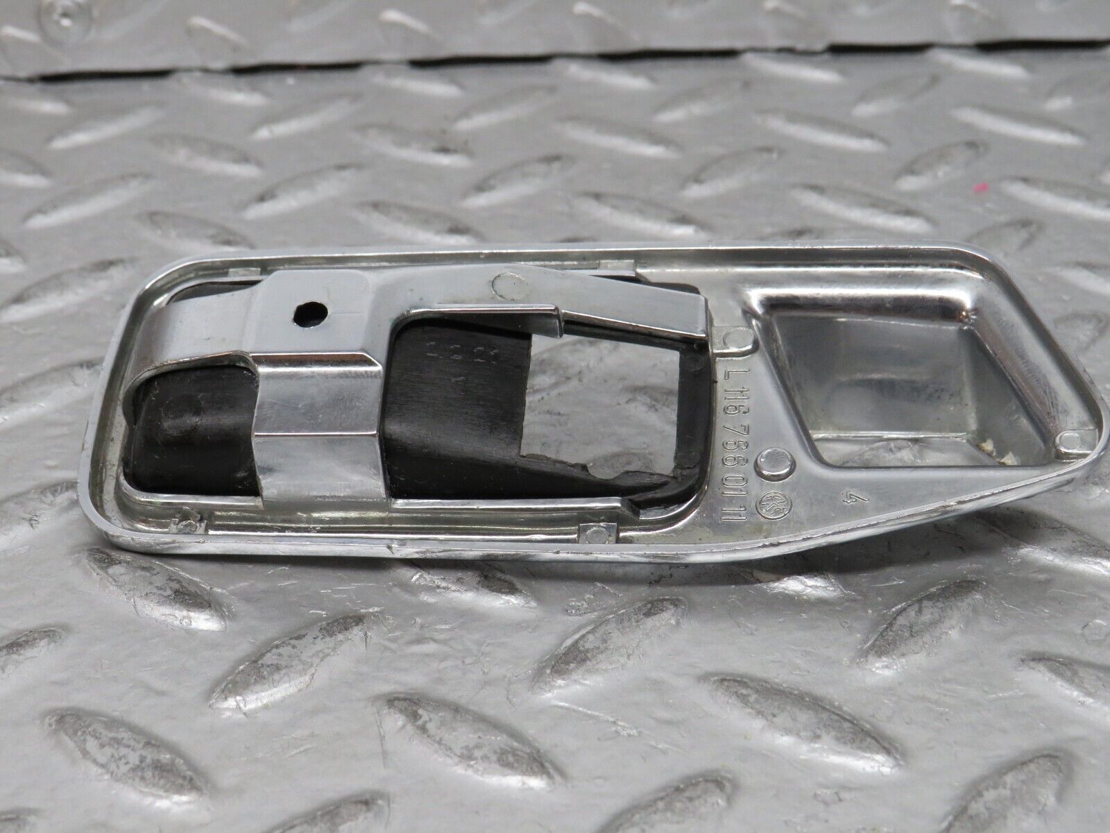 27971 Mercedes-Benz W123 280E Chrome Frame For Door Opener Left 1167660111