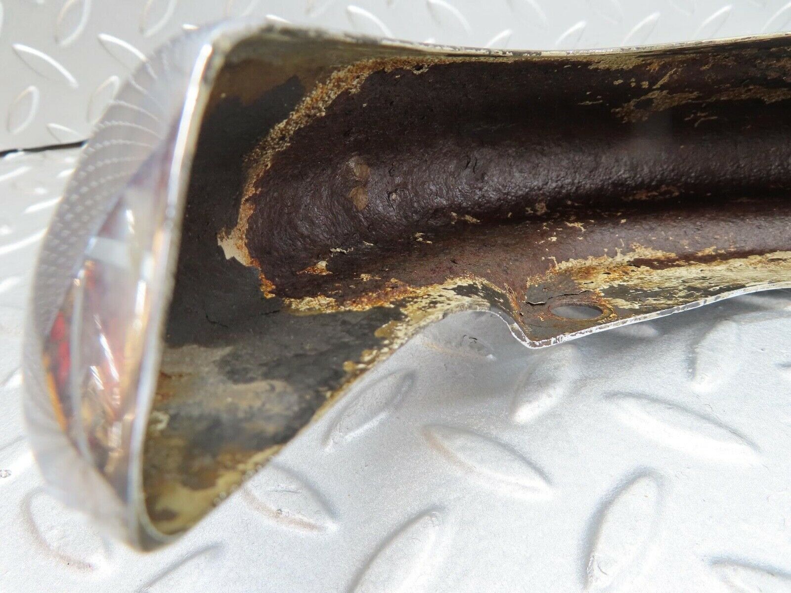 12603 Mercedes-Benz W108 280SE 3.5 Rear Left Upper Bumper Corner