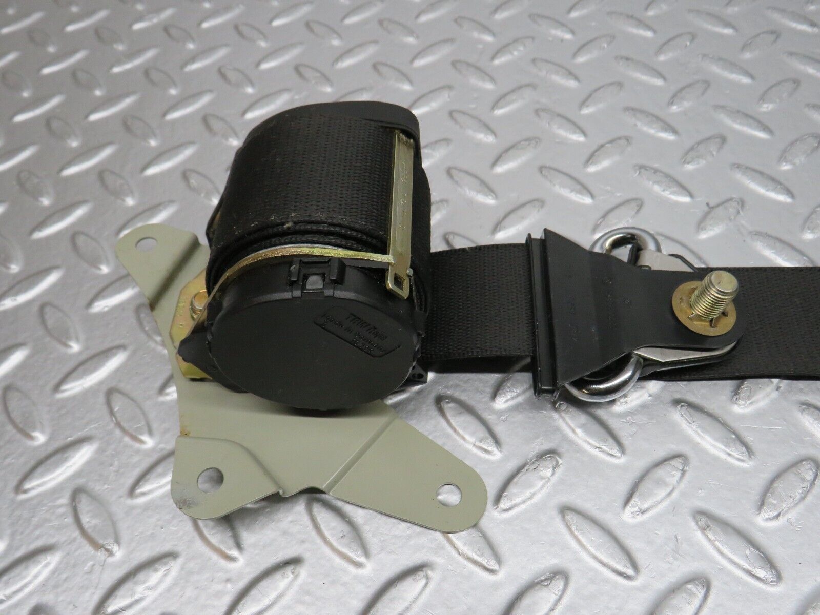 32637 Mercedes-Benz S124 300TE Rear Seat Belt With Buckles 1248607085