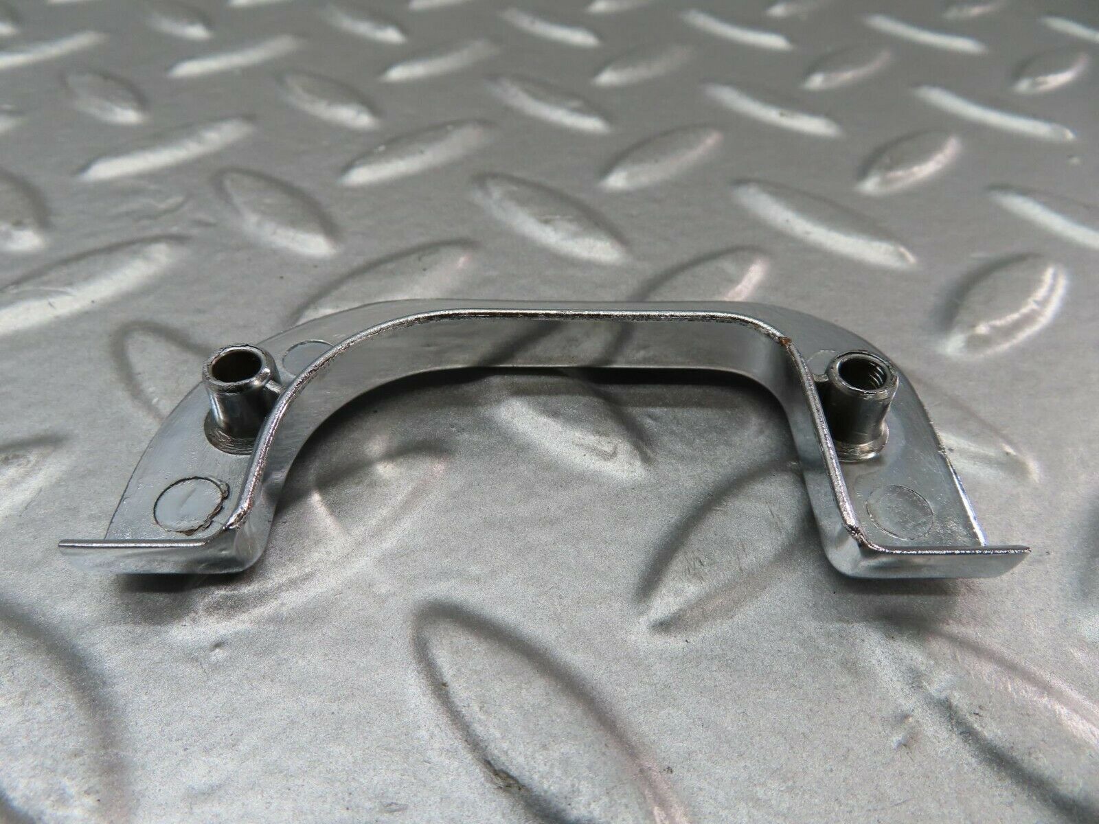 15227 Mercedes-Benz W123 230E Right Interior Chrome Door Latch Trim 1237230224