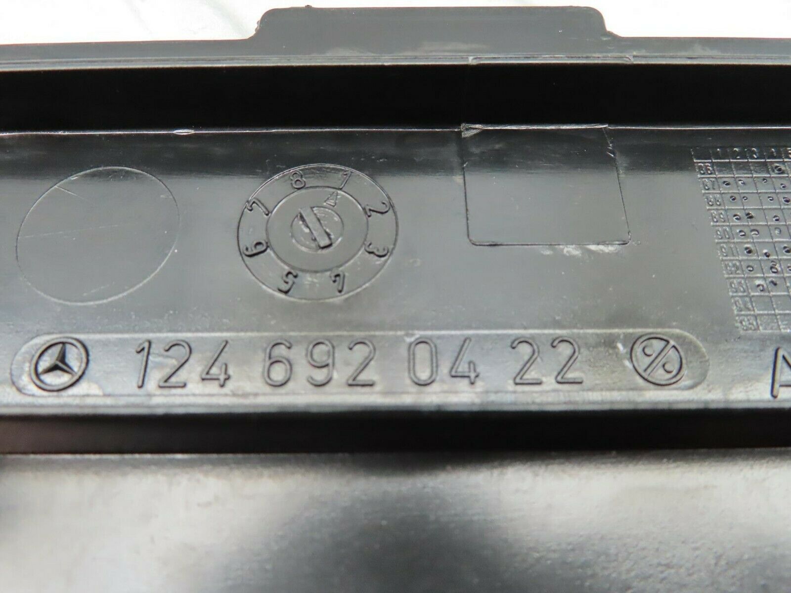 6505 Mercedes-Benz S124 E220 Wagon B Pillar Lower Cover Right Side 1246920422