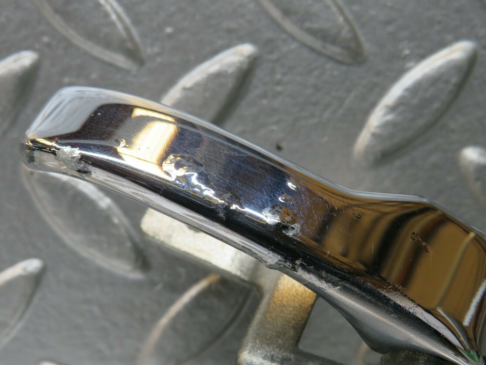 23257 Mercedes-Benz W116 350SE Right Interior Door Handle Chrome 1167660219