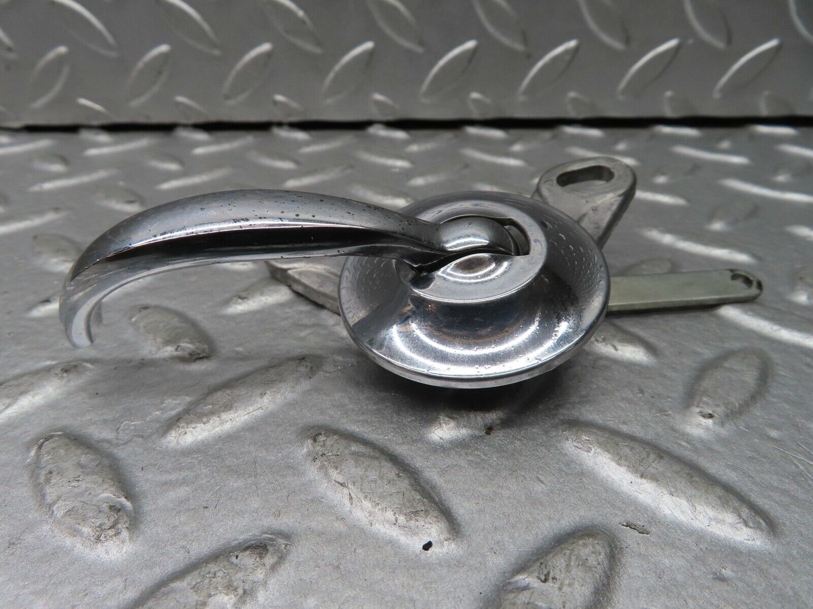 19012 Mercedes-Benz W120 W121 Ponton Front Left Interior Chrome Door Handle