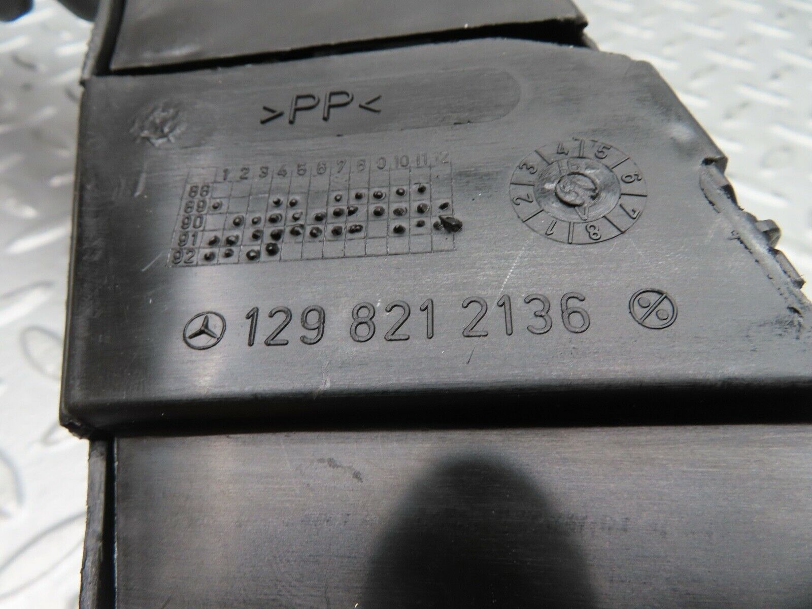 17113 Mercedes-Benz R129 300SL Coupe Rear Left Cable Channel 1298212136