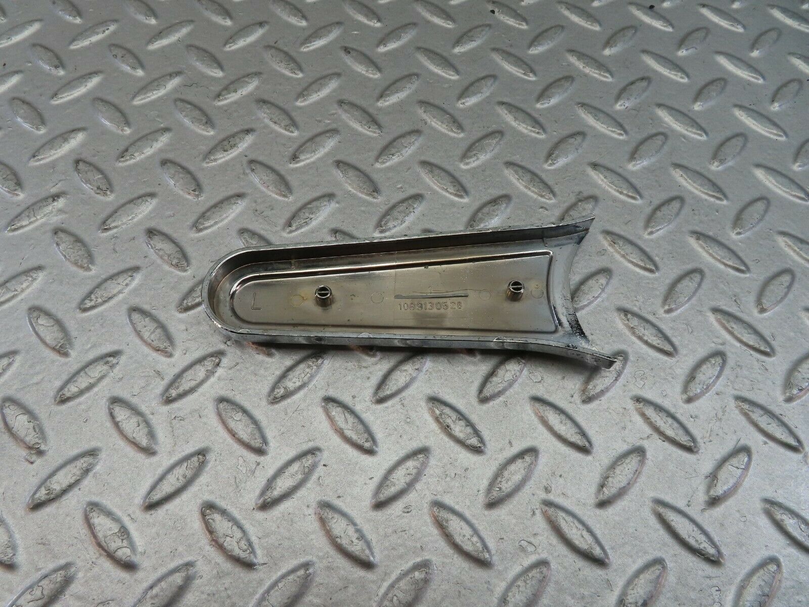 9006 Mercedes-Benz W108 Coupe Left Seat Upper Chrome Cover 1089130528