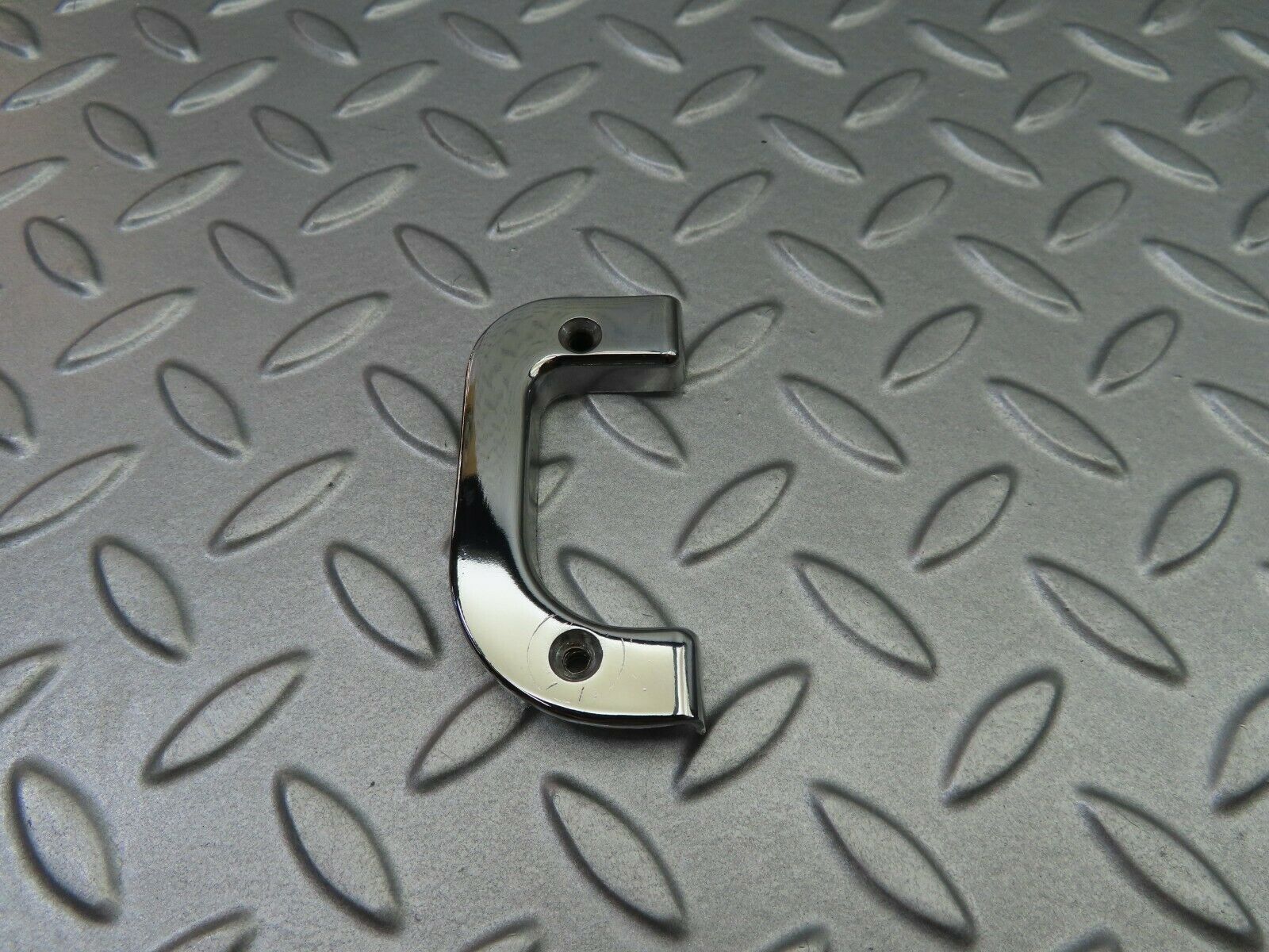 5840 Mercedes-Benz W123 200 Left Interior Chrome Door Latch Trim 1237230124