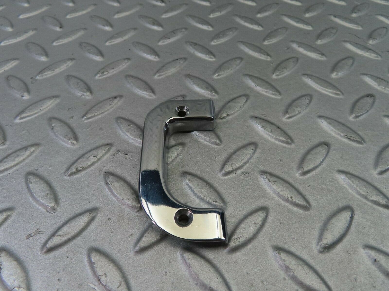 7624 Mercedes-Benz S123 230TE Wagon Left Chrome Door Latch Trim 1237230124