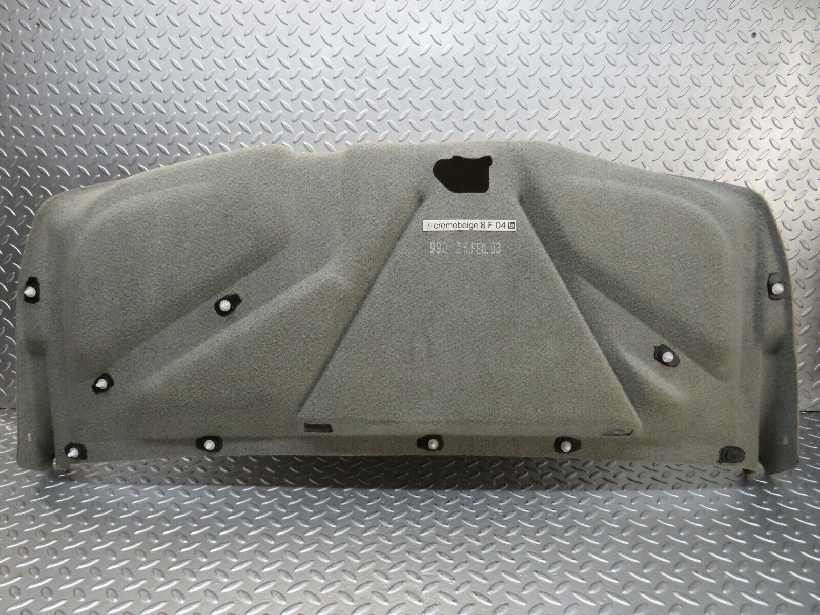 26475 Mercedes-Benz C124 220CE Trunk Door Cover Panel Cream Beige