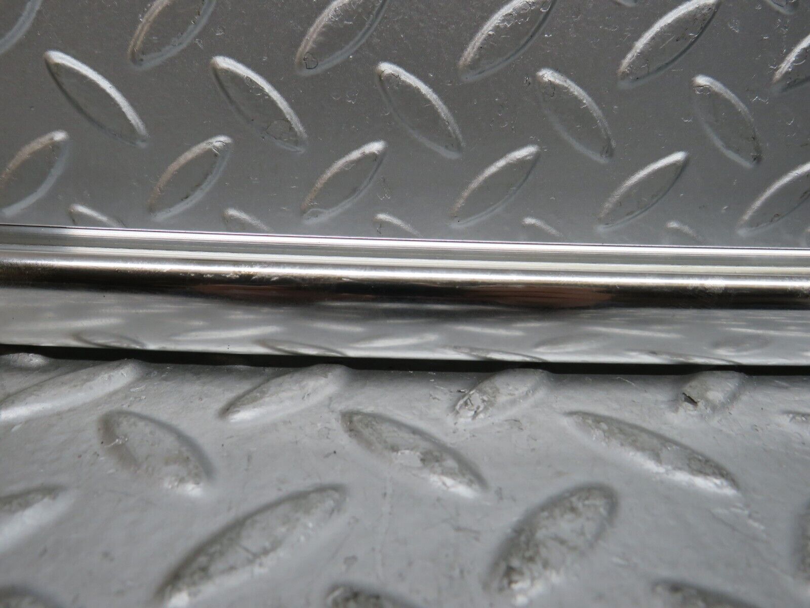 29640 Mercedes-Benz W123 230E Rear Left Door Chrome Window Channel