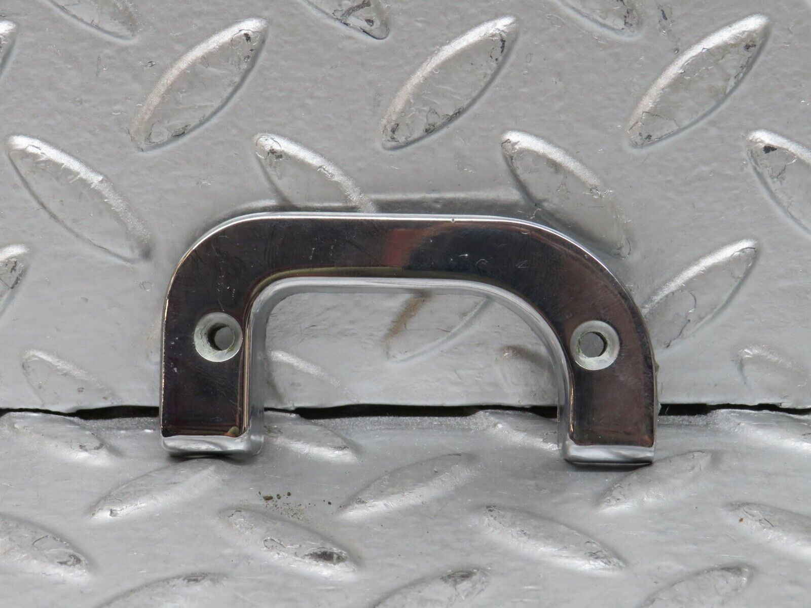 27965 Mercedes-Benz W123 280E Right Interior Chrome Door Latch Trim 1237230224