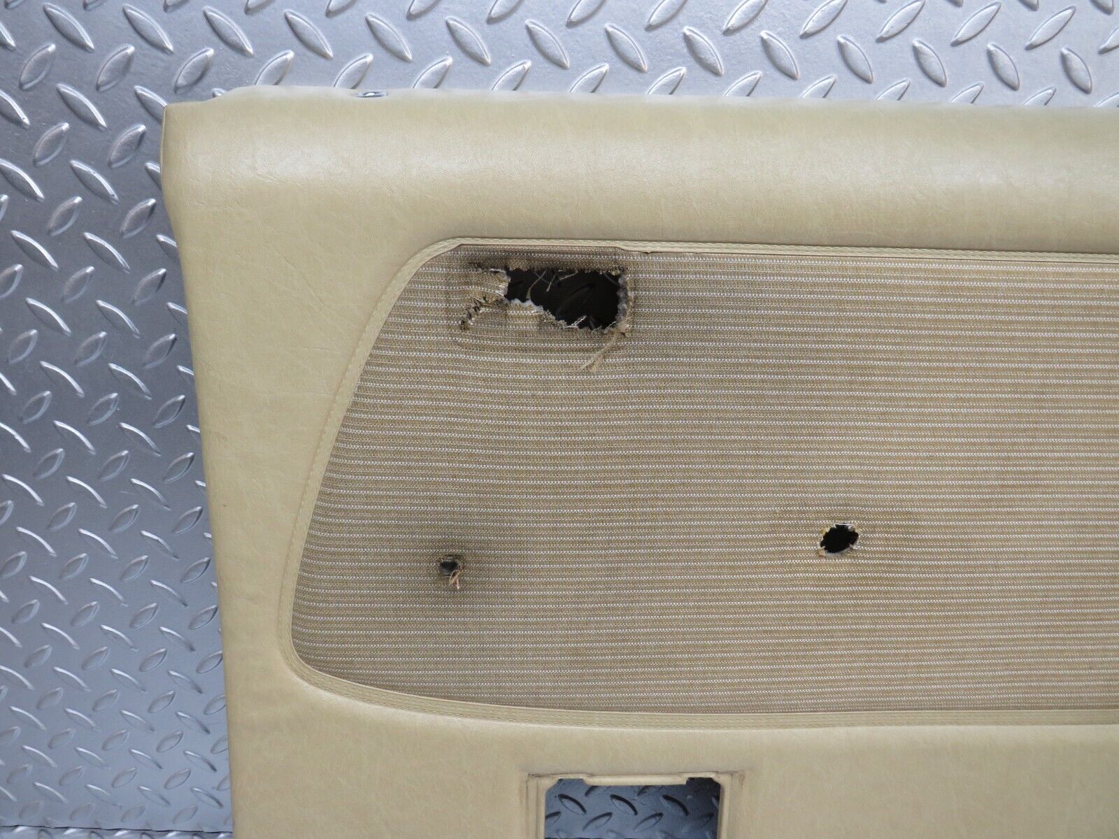 0612 Mercedes-Benz W123 230E Rear Right Door Card Panel Beige