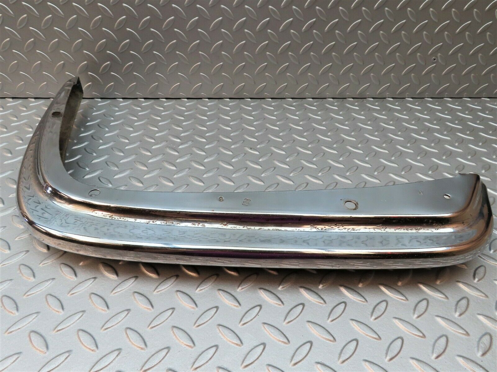 3472 Mercedes-Benz W108 280SE Front Left Upper Bumper Chrome
