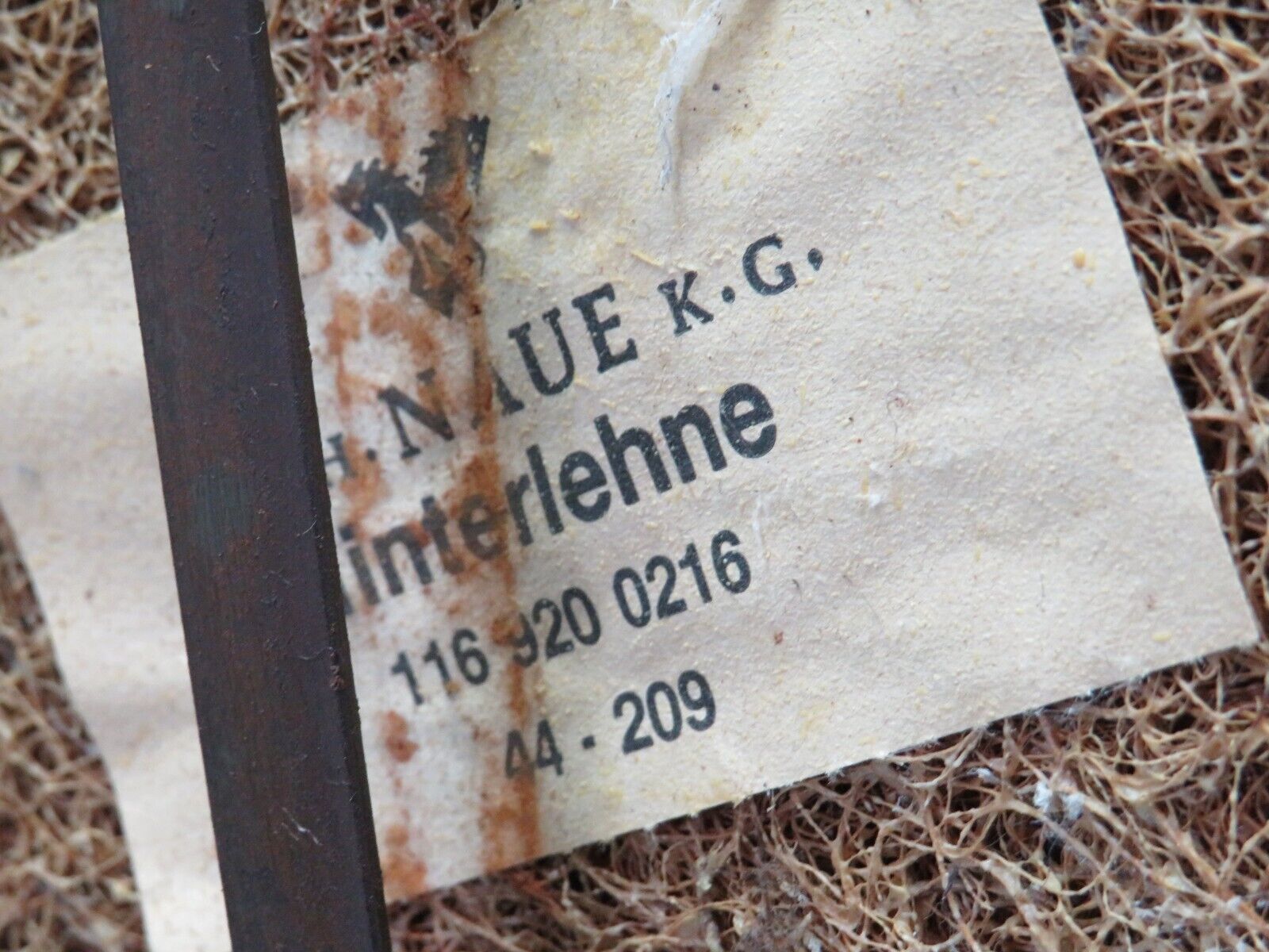 29958 Mercedes-Benz W116 450SEL Rear Seat Backrest 1169200216