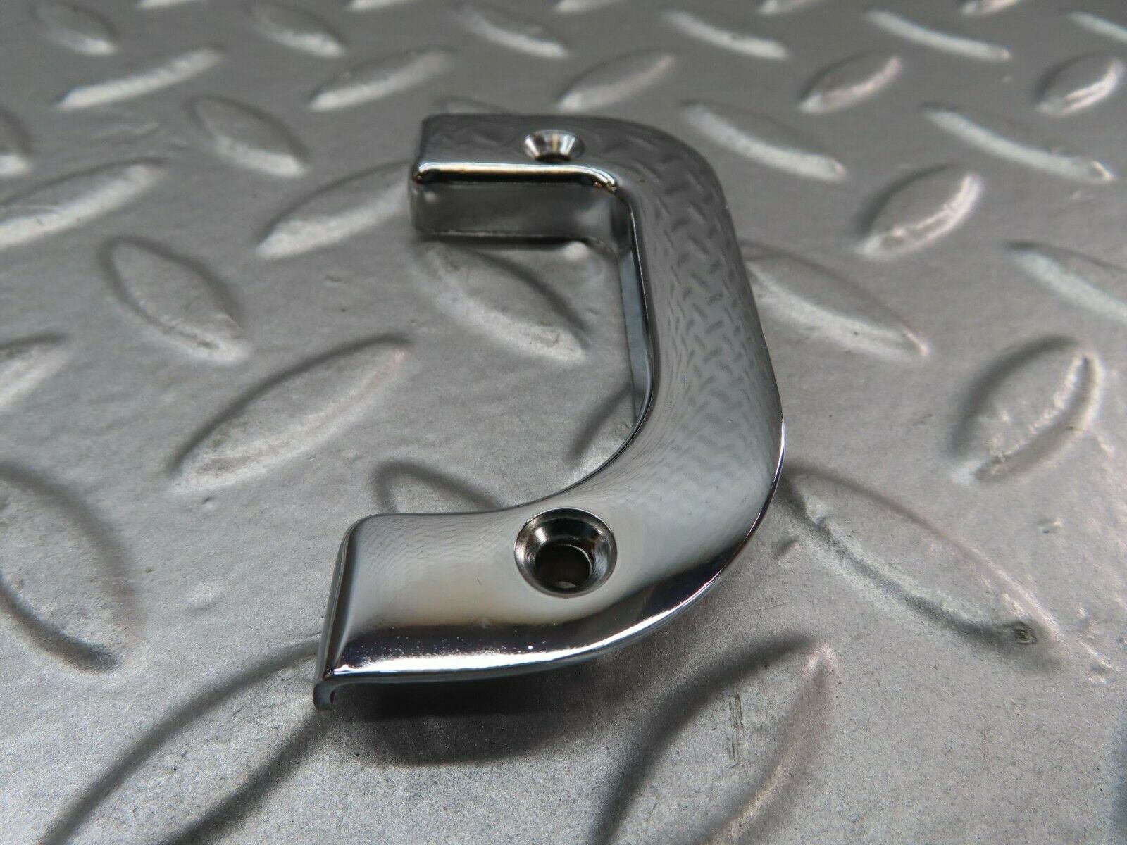 15227 Mercedes-Benz W123 230E Right Interior Chrome Door Latch Trim 1237230224