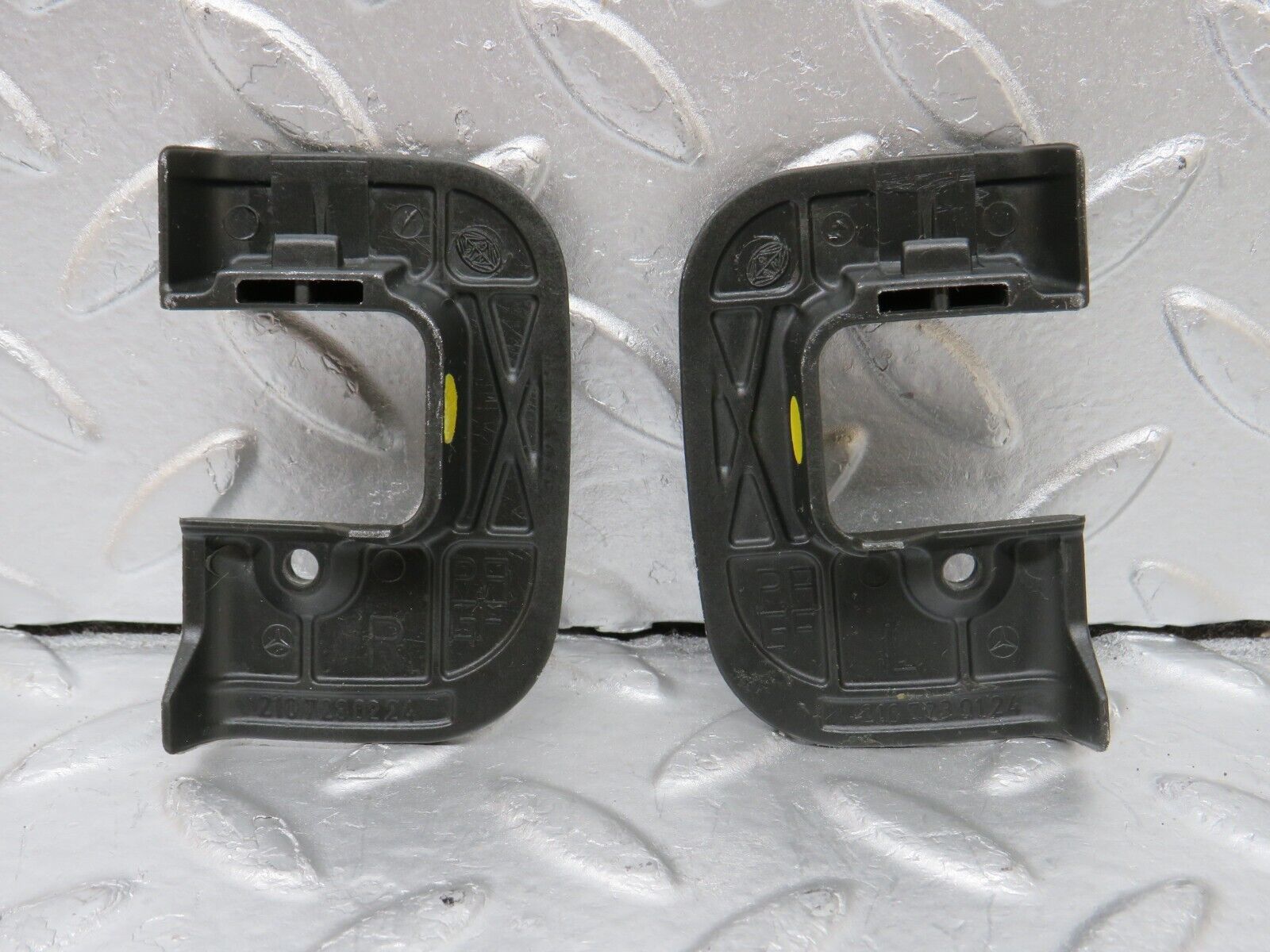 34739 Mercedes-Benz W210 320E Door Lock Cover Pair 2107230124 2107230224